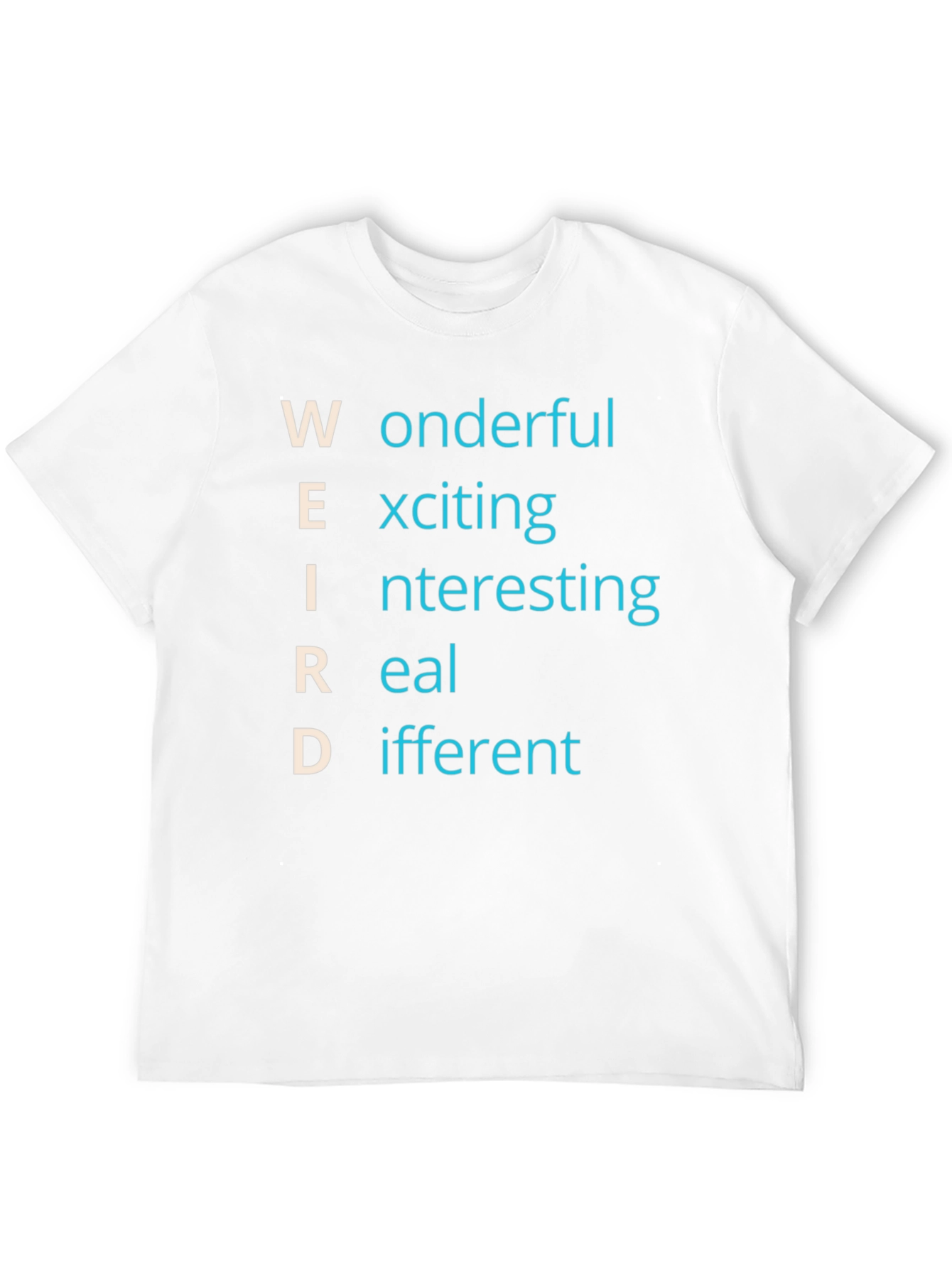 Black Weird Definition T-Shirt - Wonderful Exciting Apparel view 12