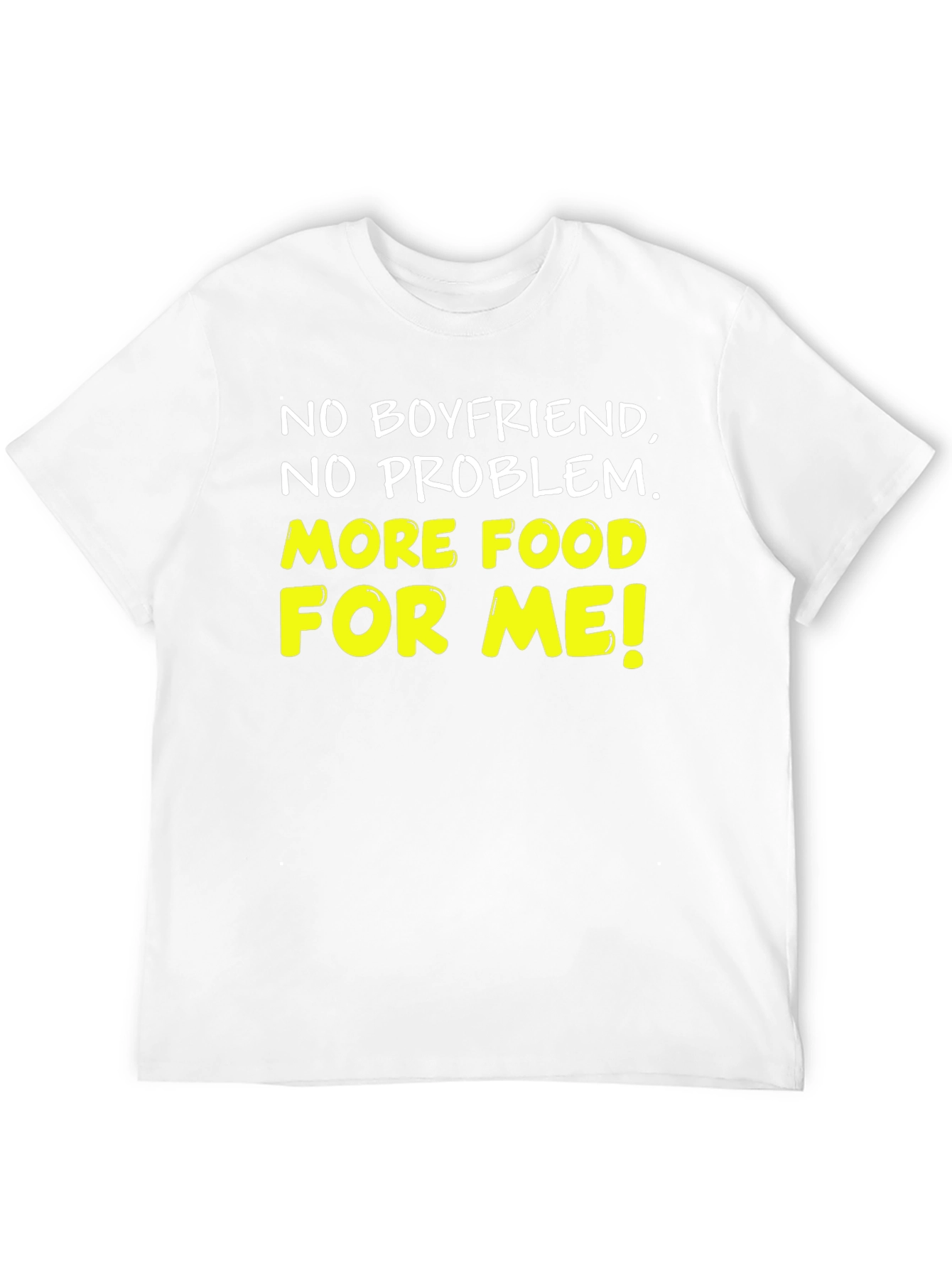 Black No Boyfriend, More Food! Graphic Tee view 12