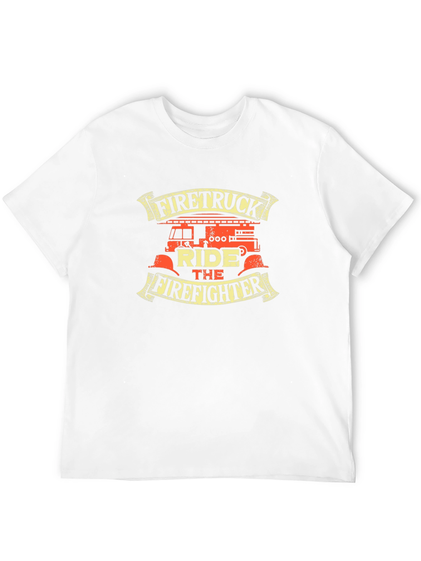 Black Firetruck Ride T-Shirt - Firefighter Tee view 12