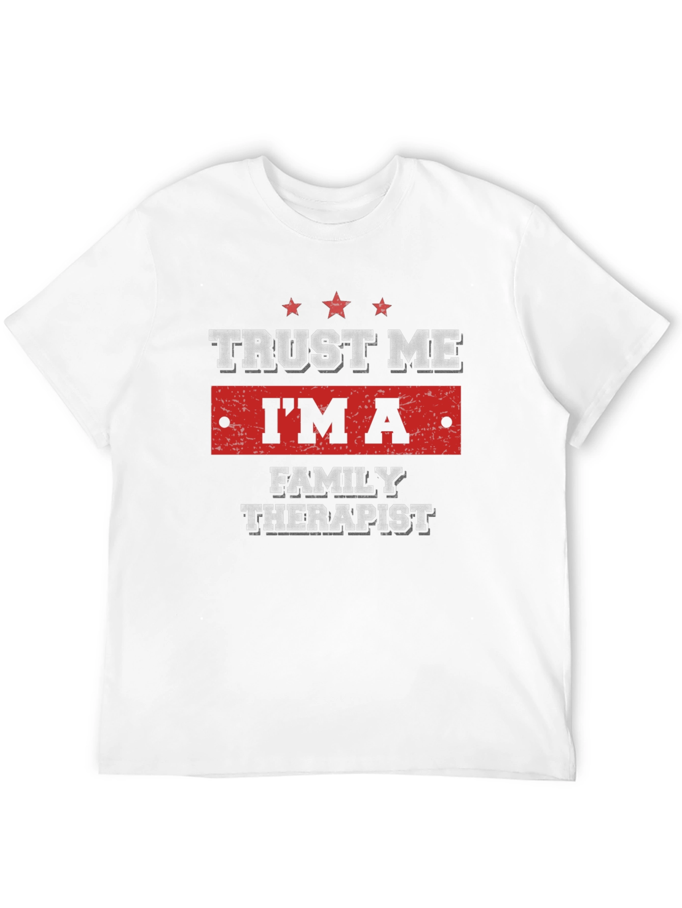 Black Trust Me I'm A Family Therapist T-Shirt view 12