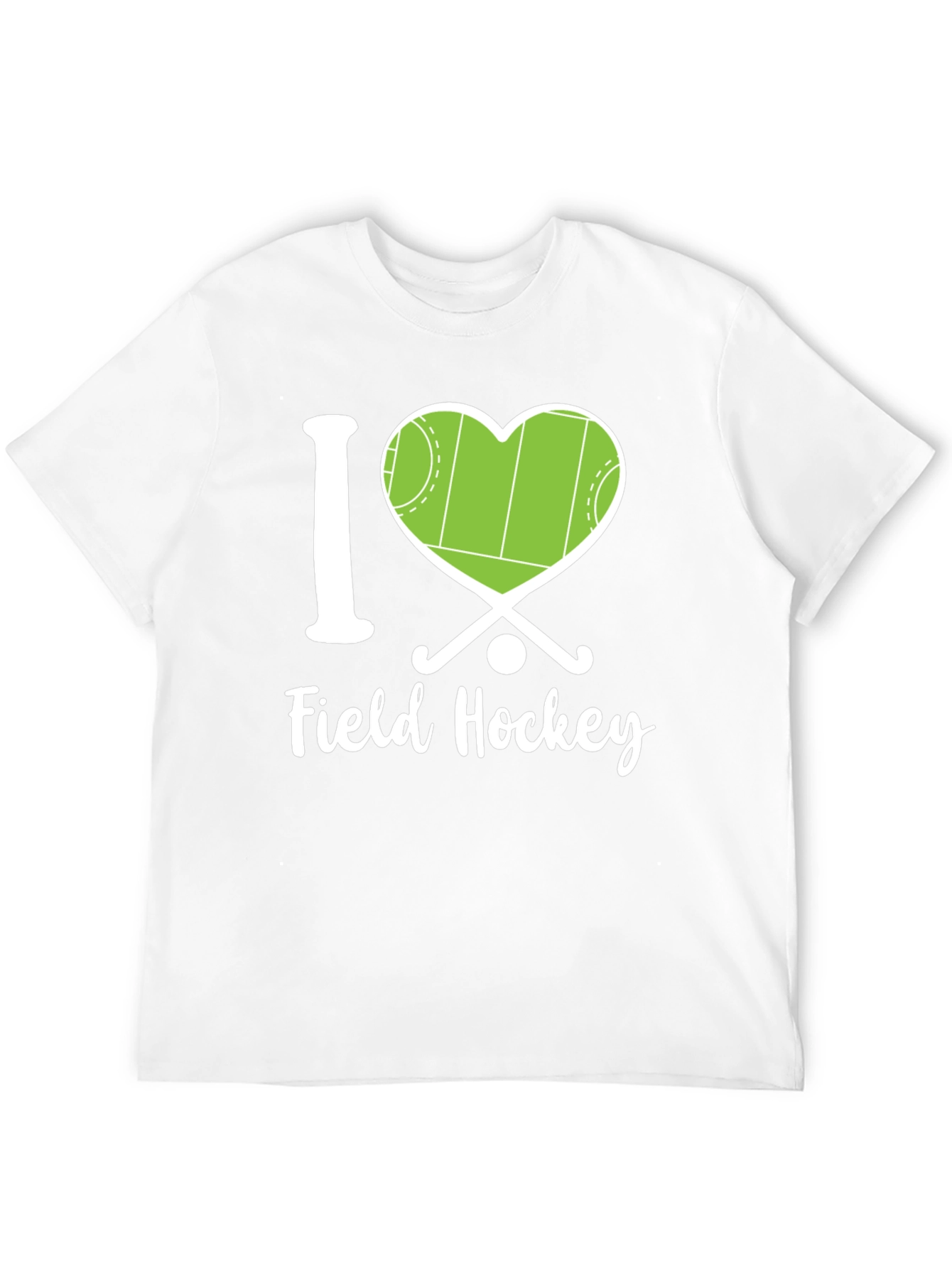 Black I Love Field Hockey Graphic Tee view 12