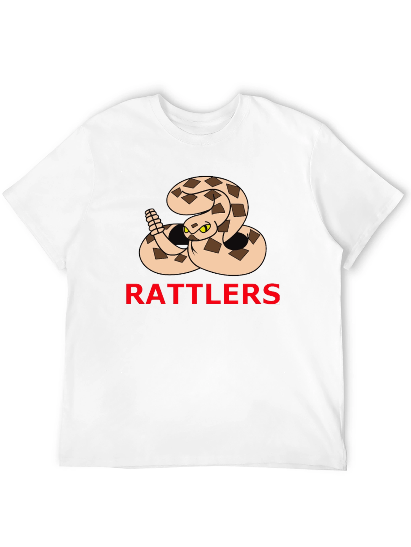 Black Rattlers Snake Graphic T-Shirt view 12