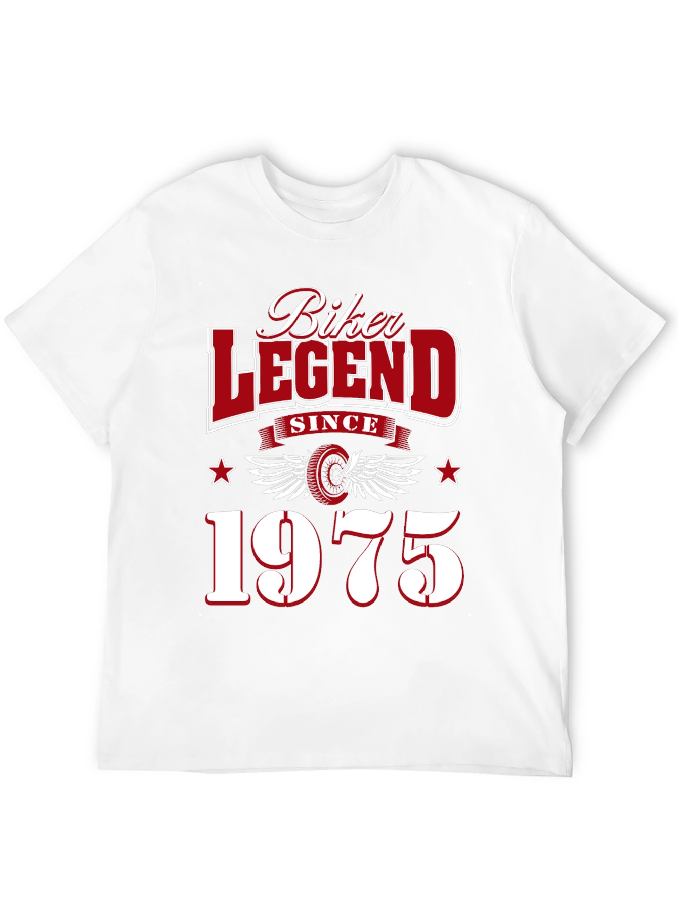 Black Biker Legend Since 1975 T-Shirt view 12