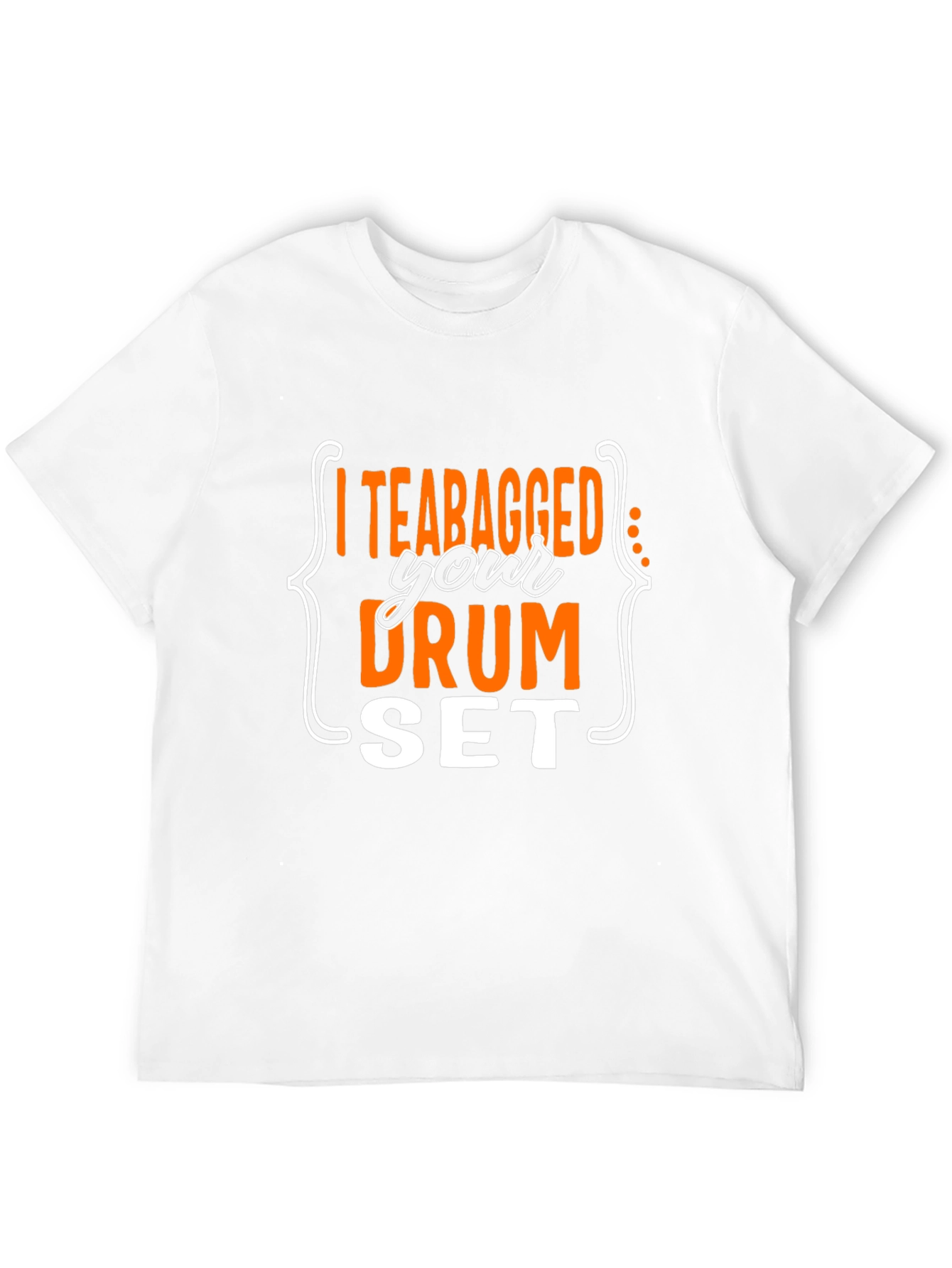 Black I Teabagged Your Drum Set T-Shirt view 12