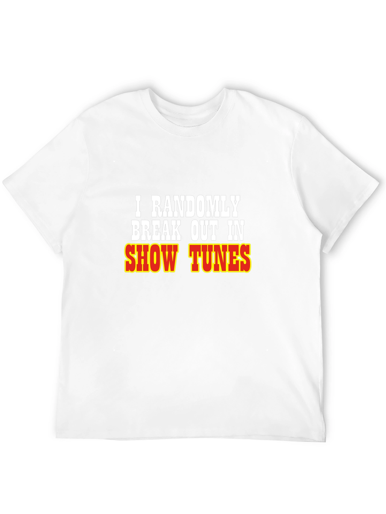 Black Show Tunes Black T-Shirt: Randomly Break Out! view 12