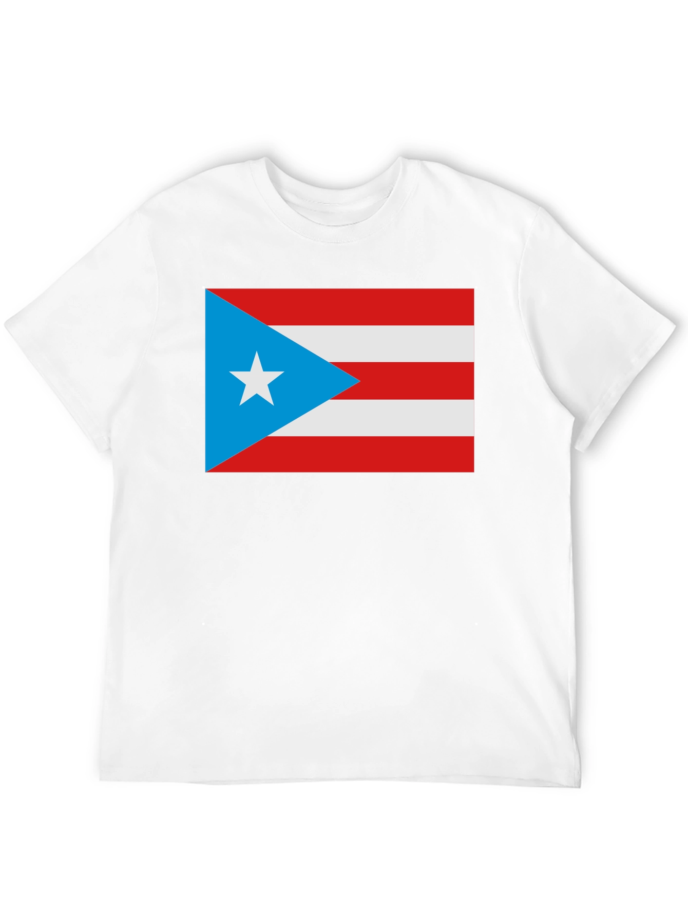 Black Puerto Rico Flag Graphic T-Shirt view 12