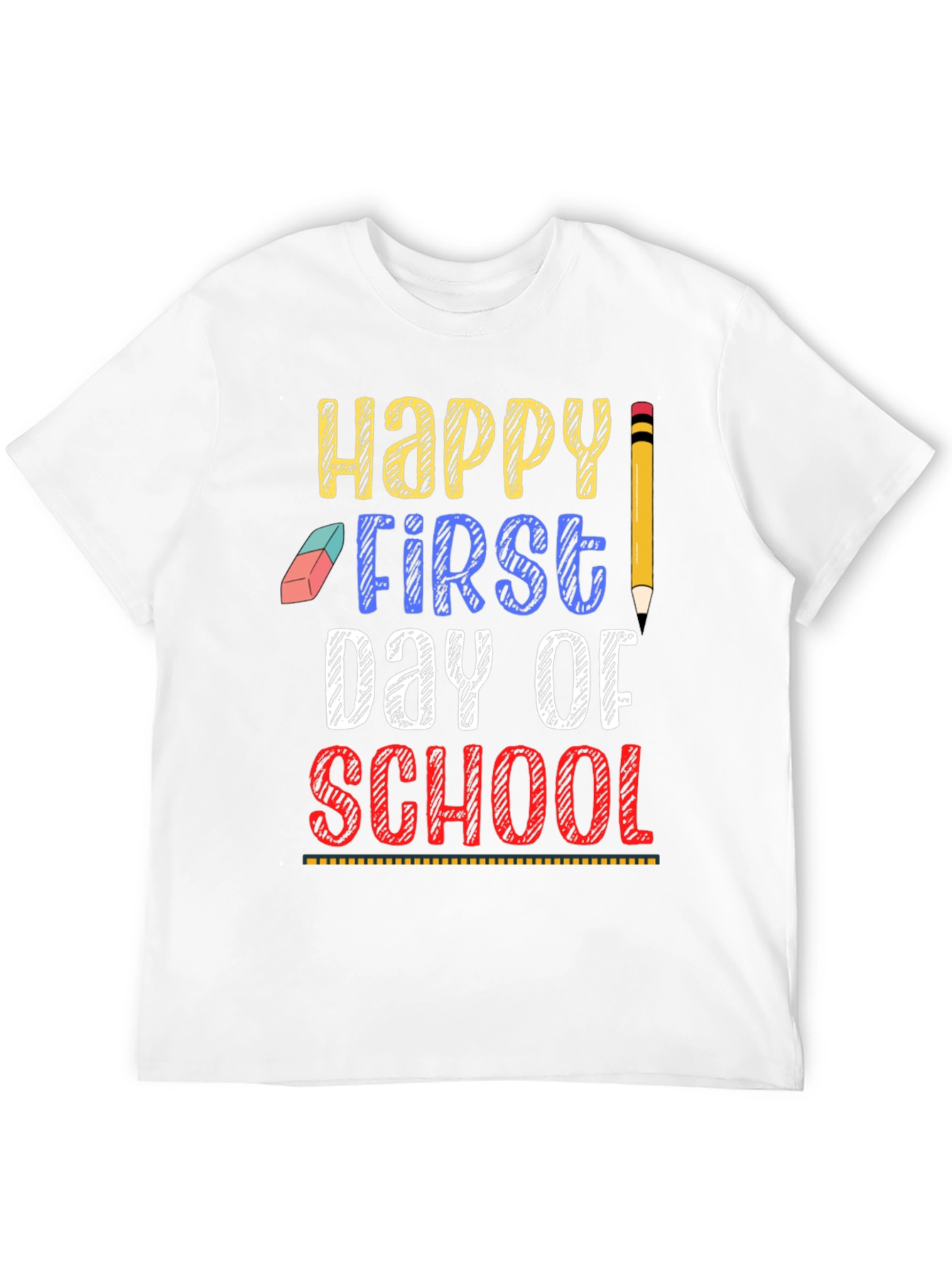 Happy First Day of School Graphic Tee - 12