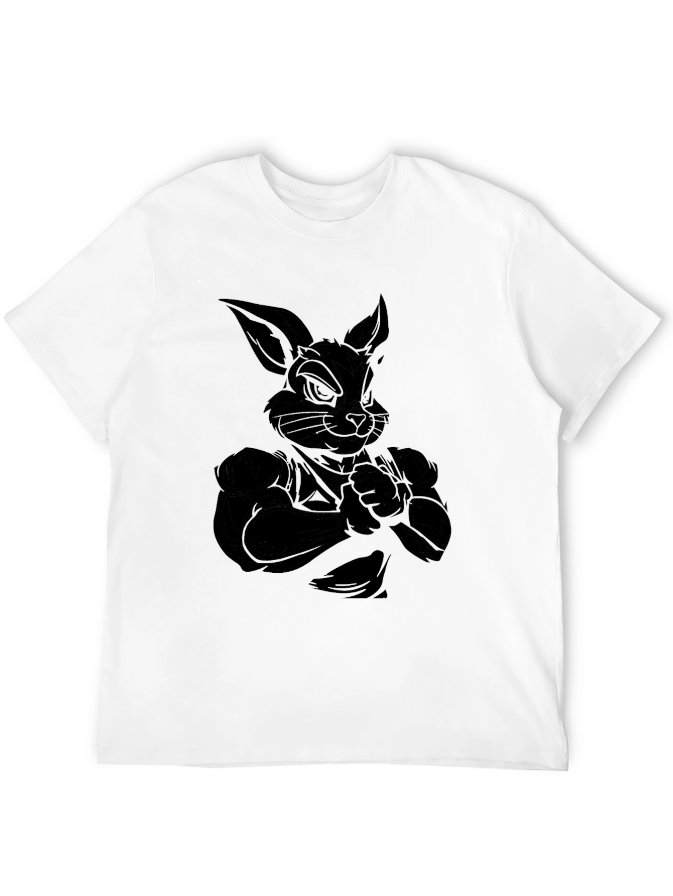 Black Black Rabbit Graphic Tee - Men's Crew Neck T-Shirt view 12