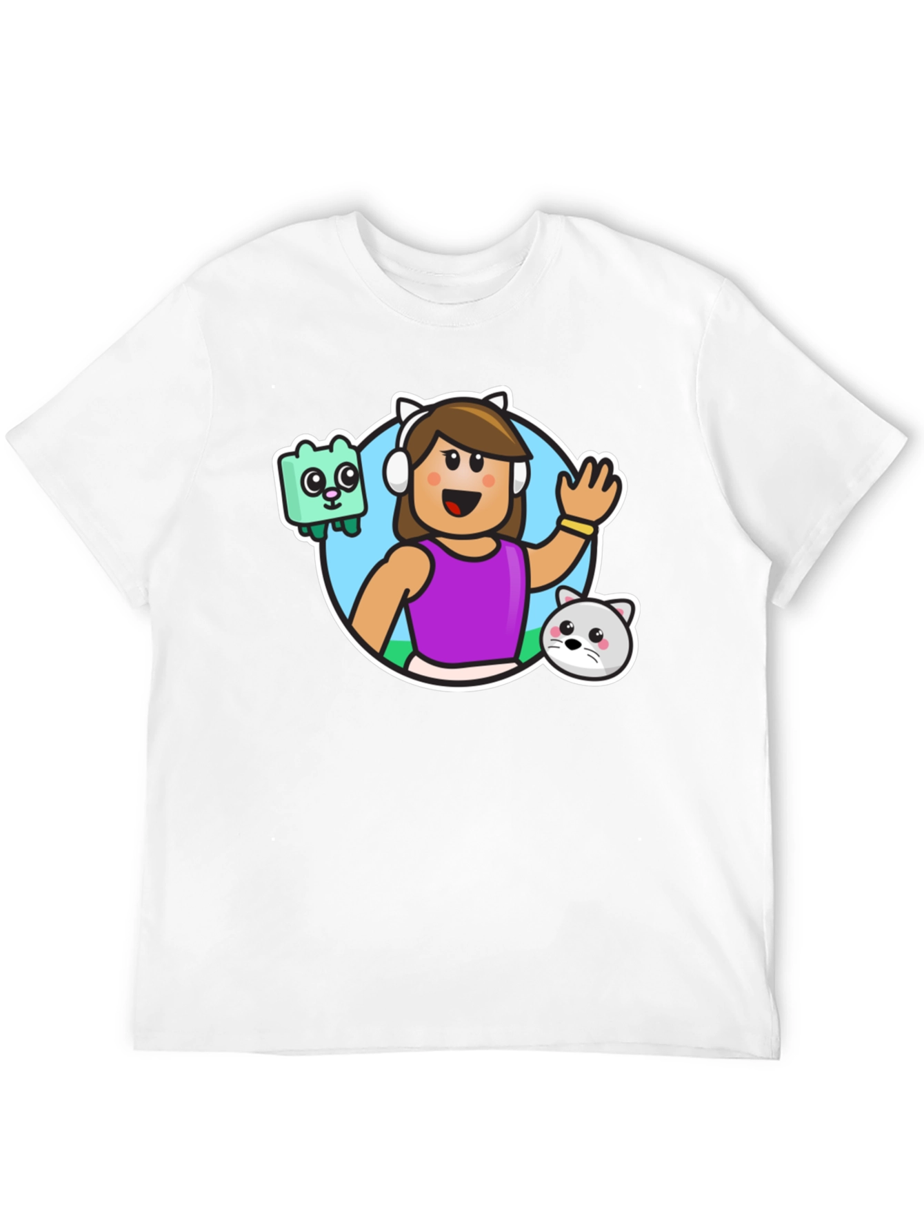 Black Gaming Avatar Black T-Shirt view 12