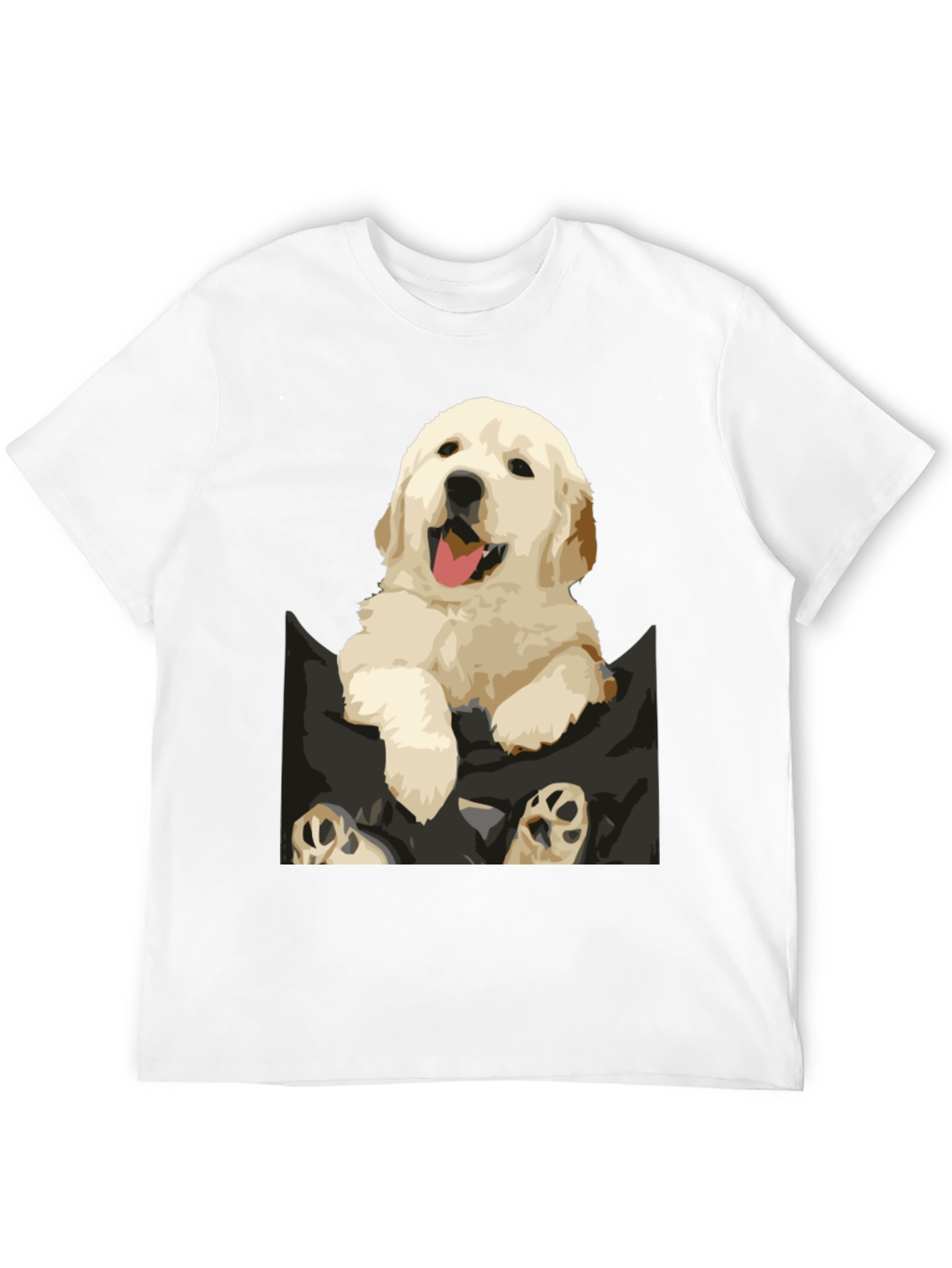 Black Puppy Pocket Graphic Tee view 12