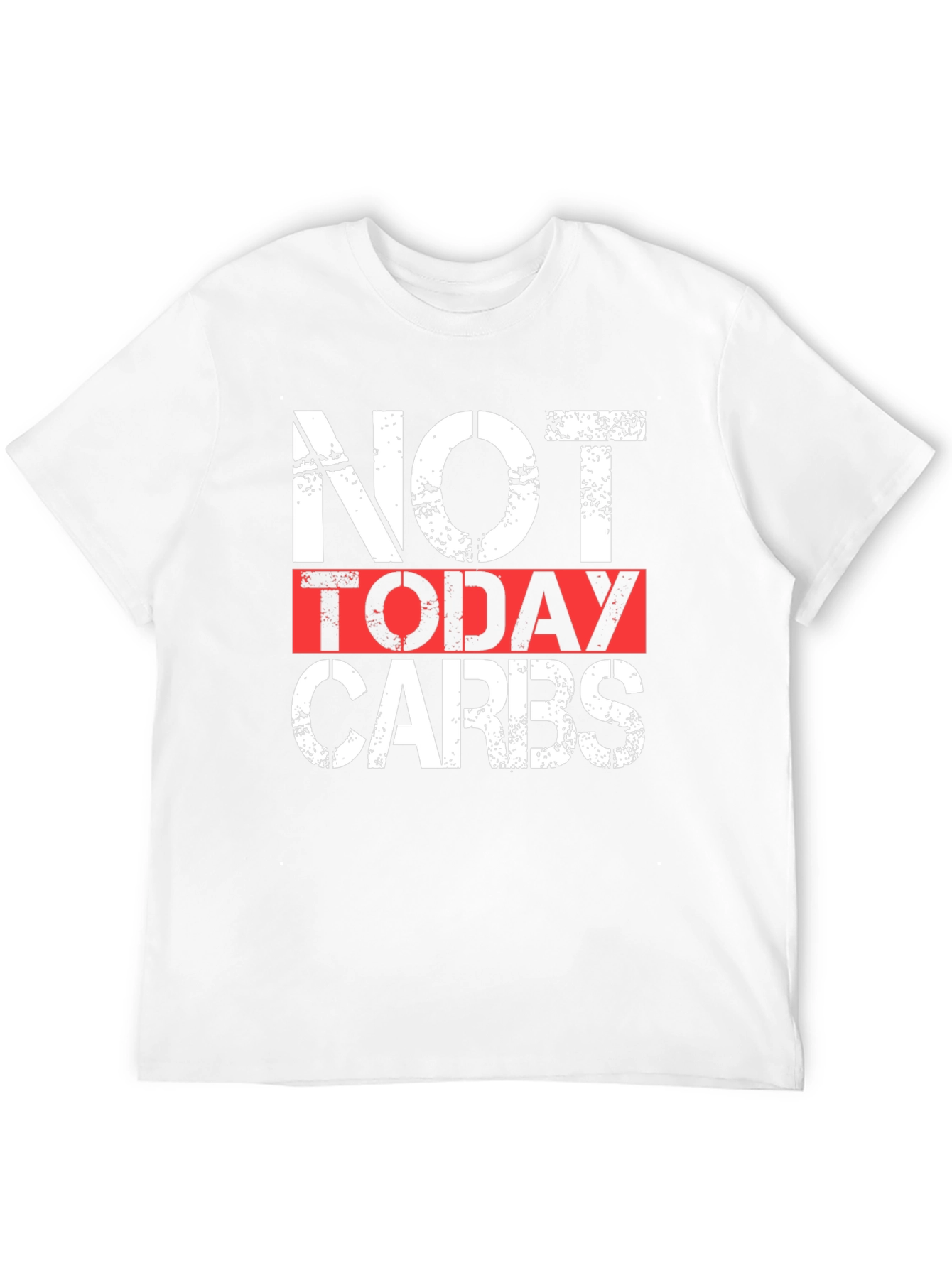 Black Not Today Carbs Graphic Tee - Black view 12