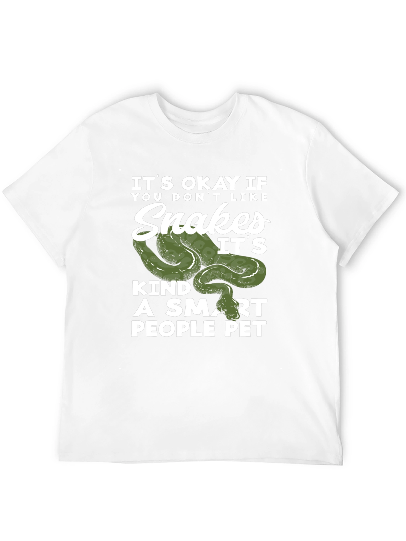 Black Snakes Smart People Pet Black T-Shirt view 12