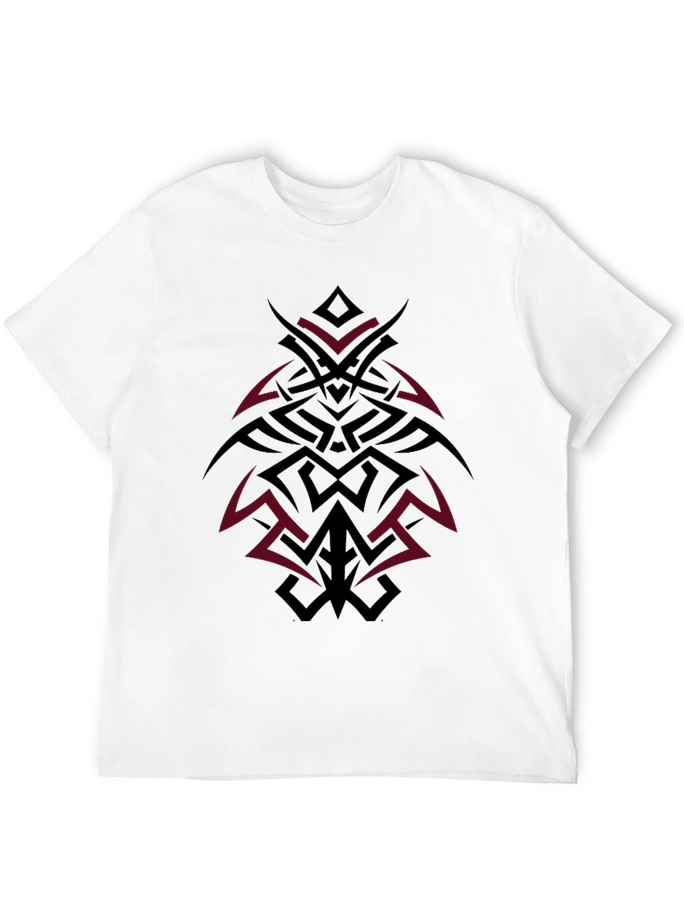 Black Tribal Tattoo Graphic Black T-Shirt view 12
