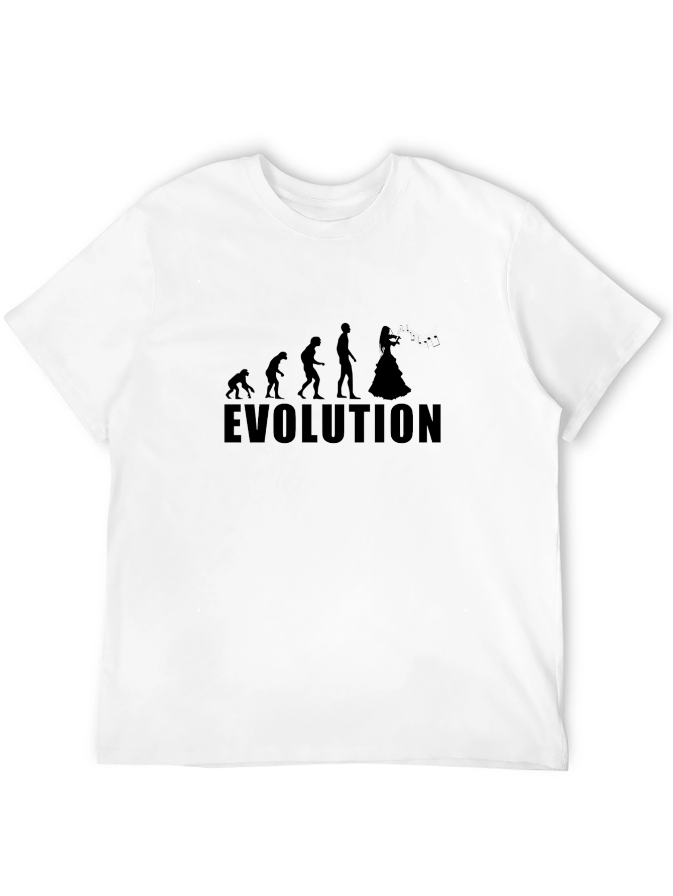 Black Evolution Men's Graphic T-Shirt view 12