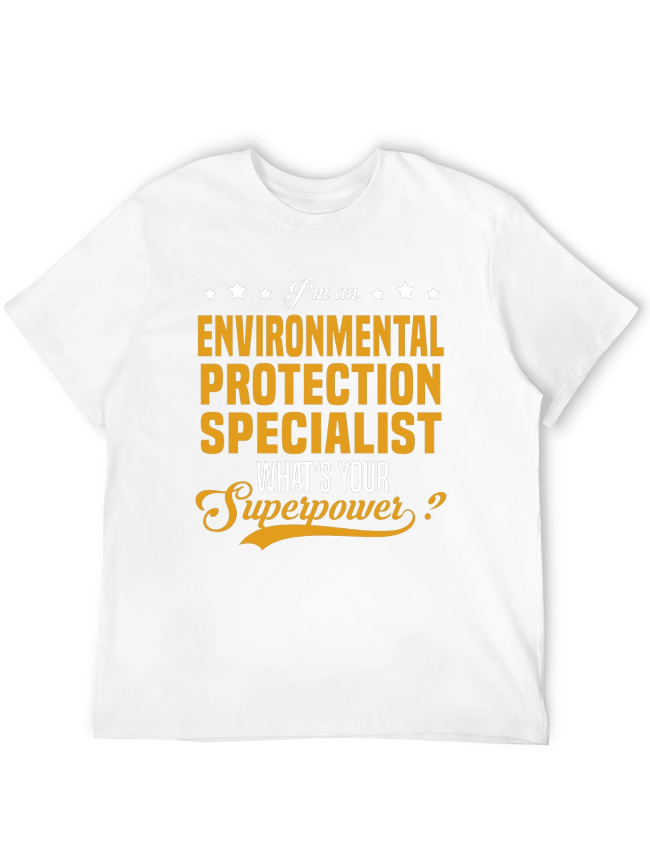 Black Environmental Specialist Superpower T-Shirt view 12