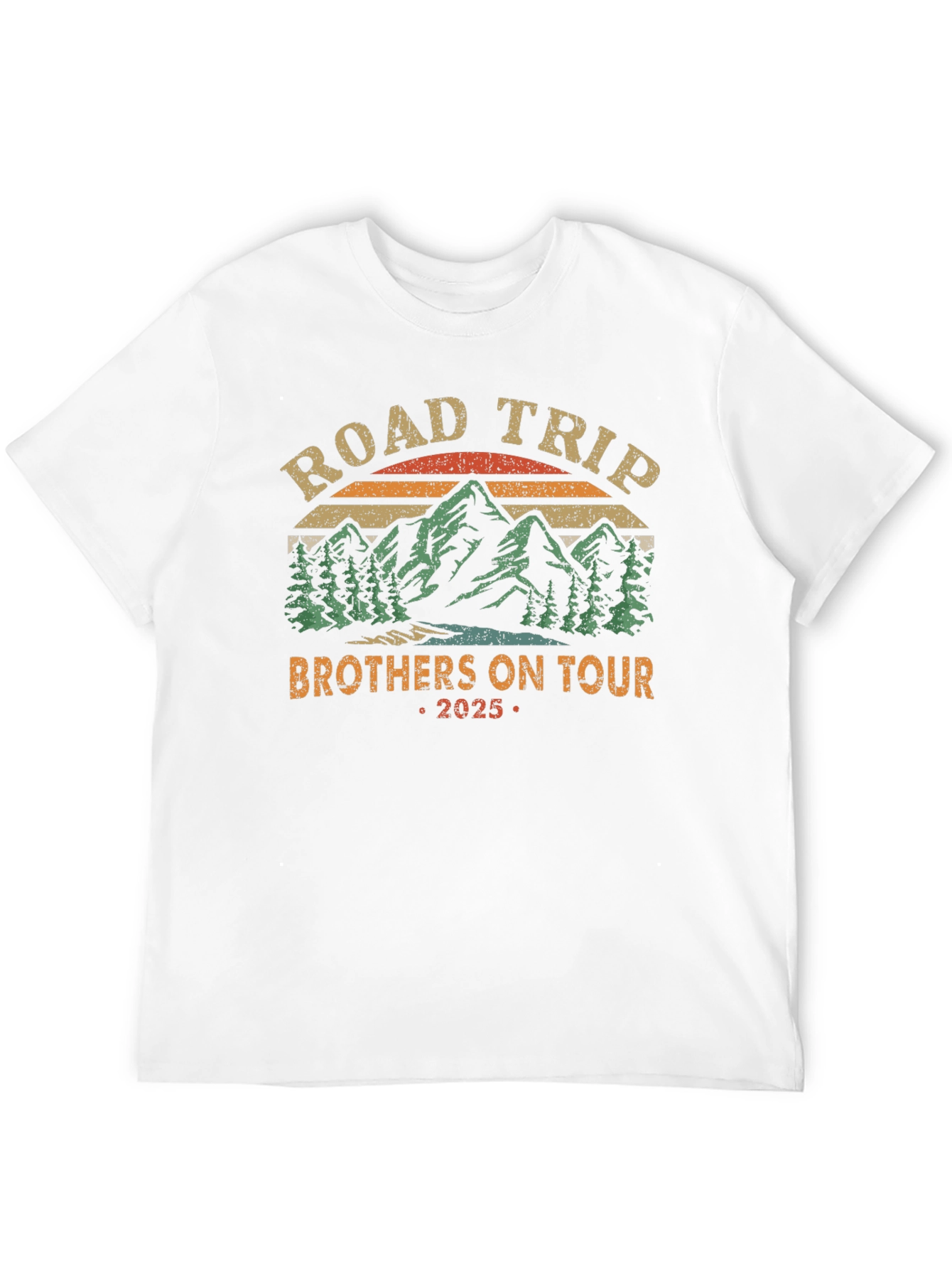 Black Road Trip Brothers On Tour 2025 T-Shirt view 12