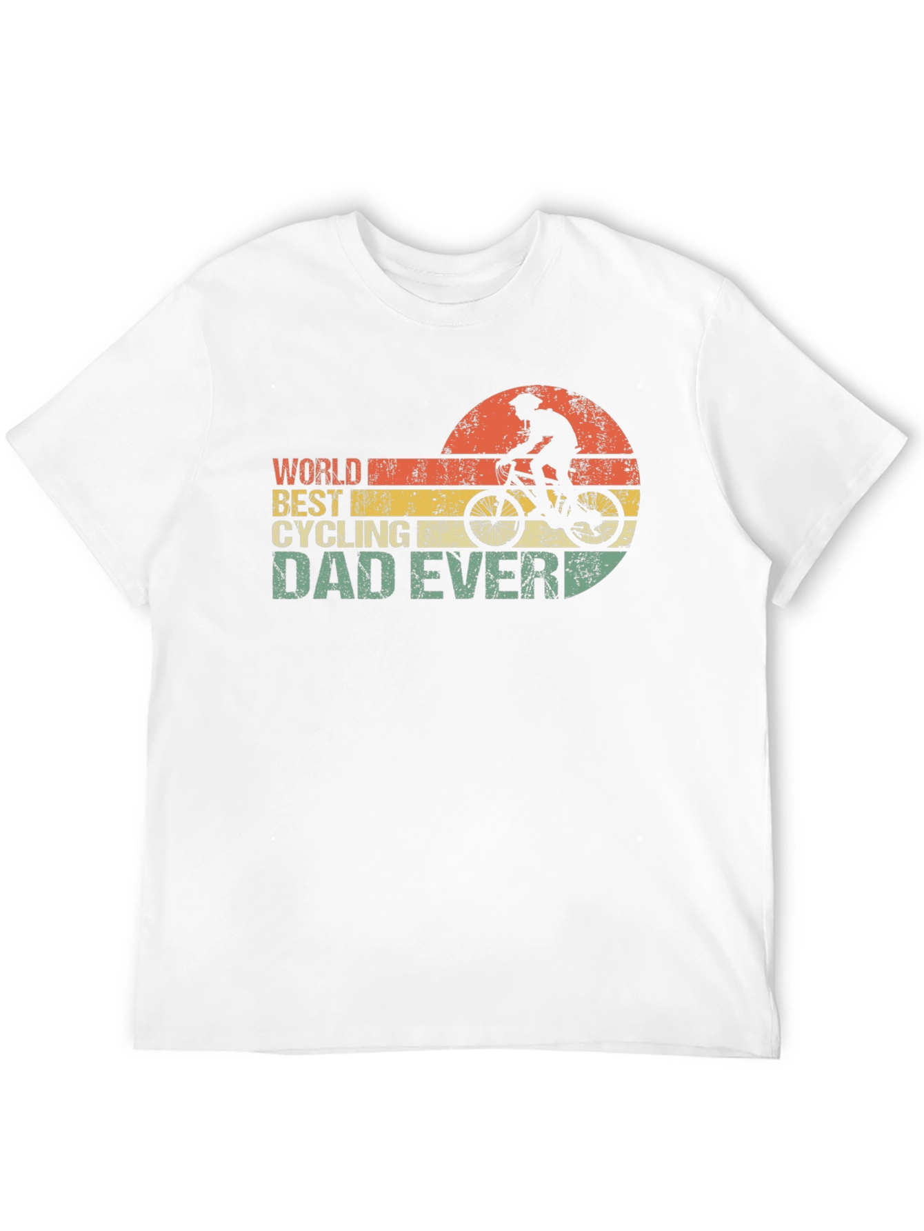 Black World's Best Cycling Dad Ever T-Shirt view 12