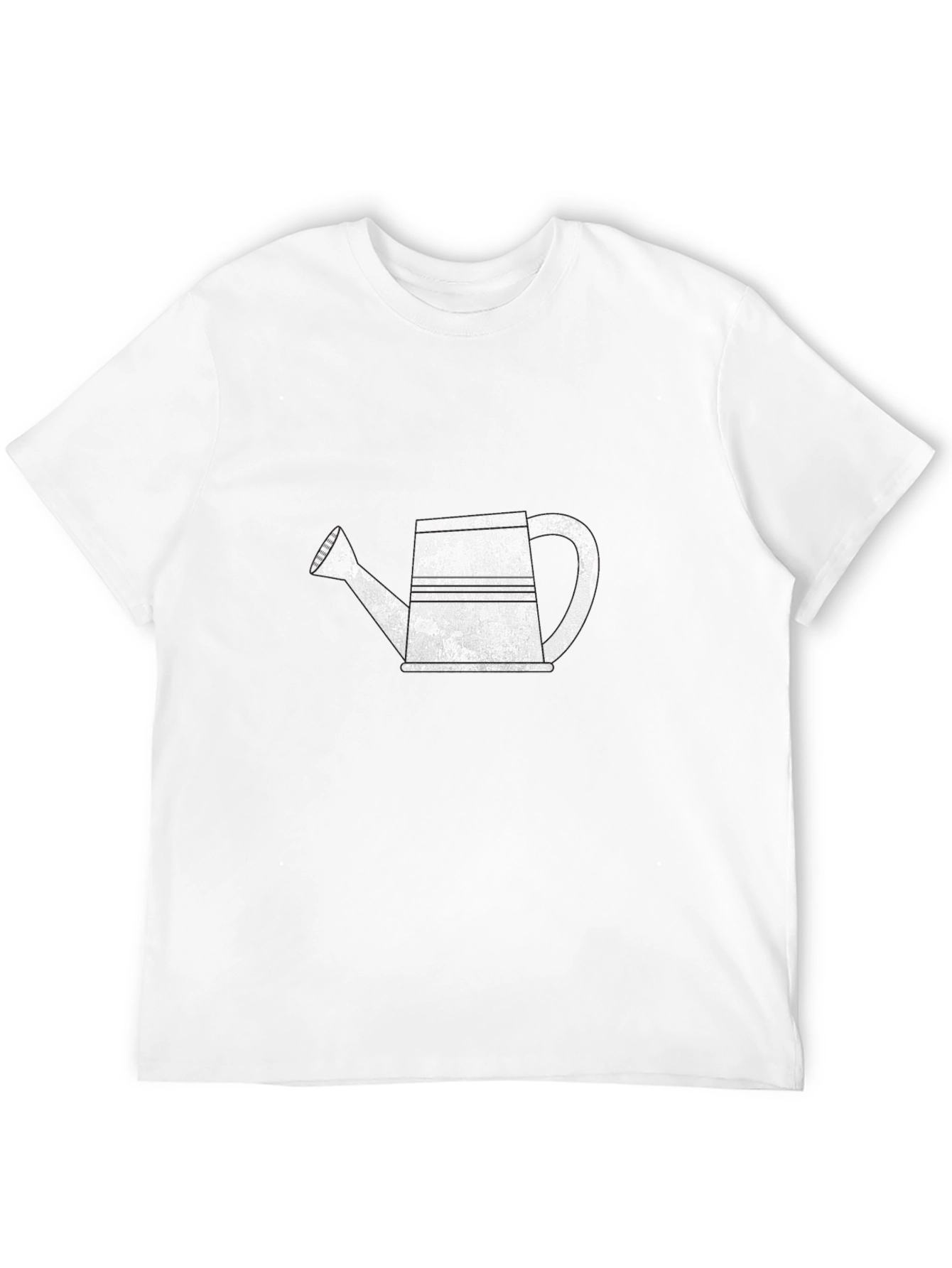 Black Watering Can Graphic Tee - Gardener's Essential view 12