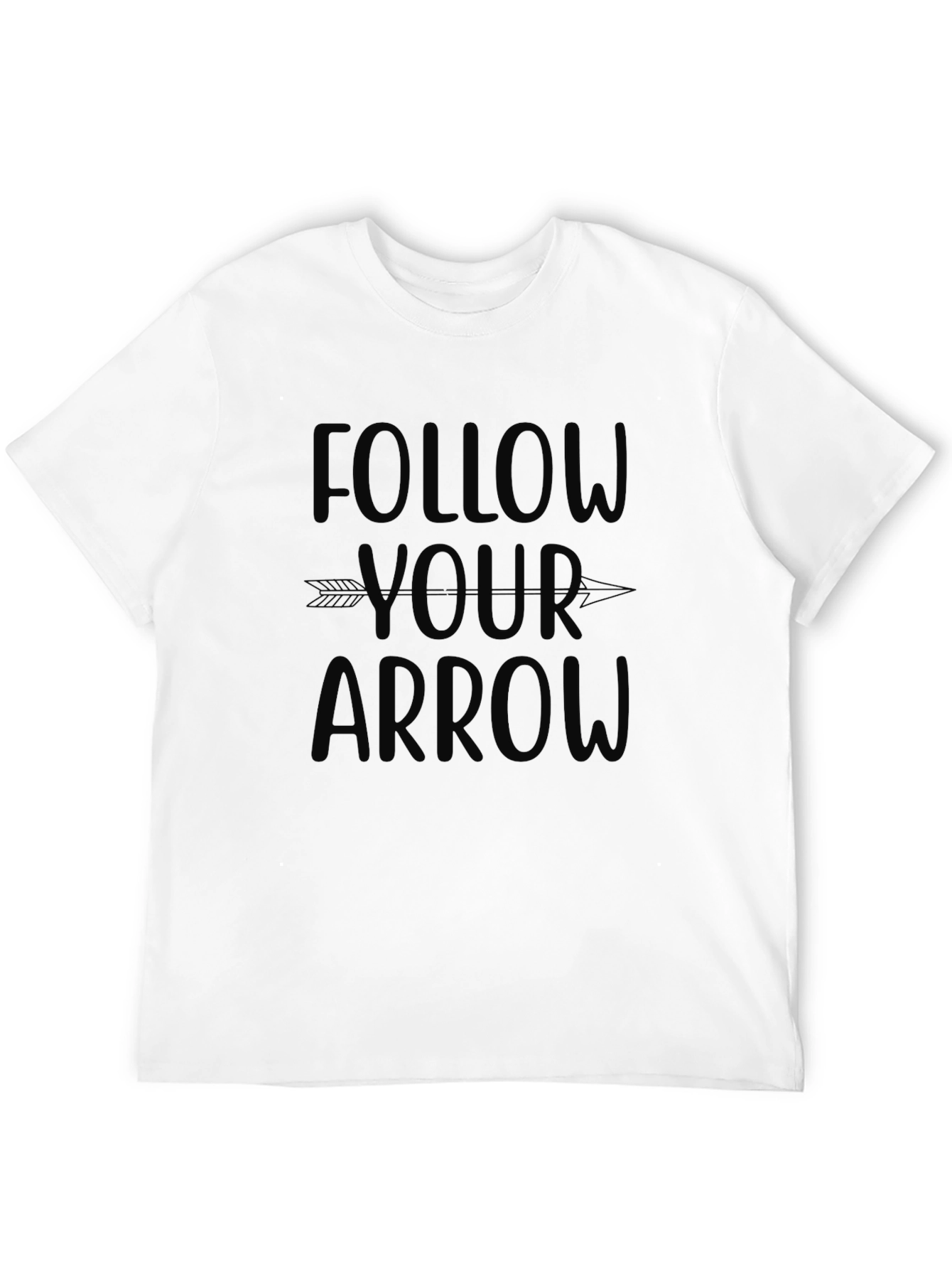 Black Follow Your Arrow Black T-Shirt view 12