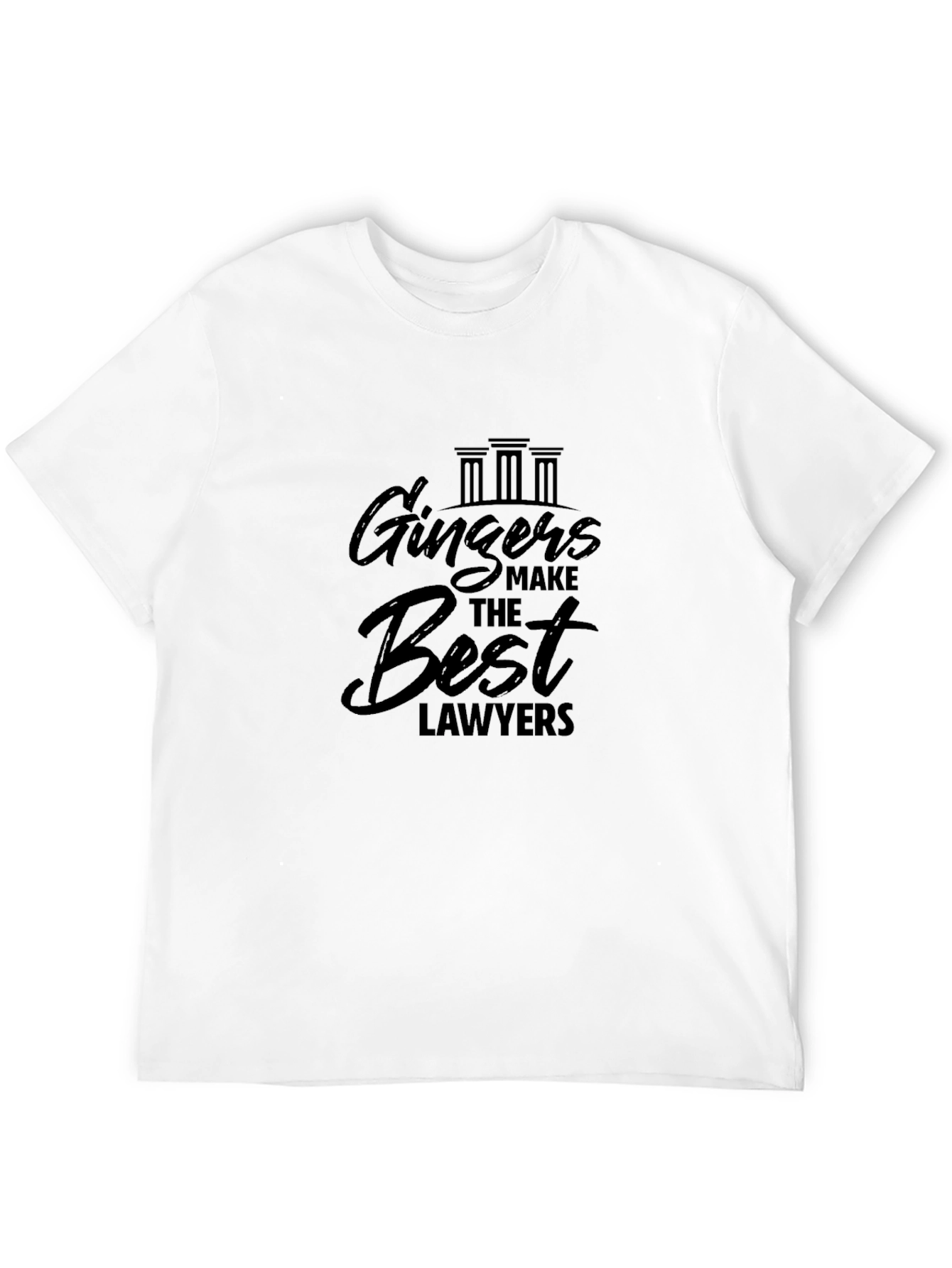 Black Ginger Lawyers T-Shirt - Funny Lawyer Gift view 12