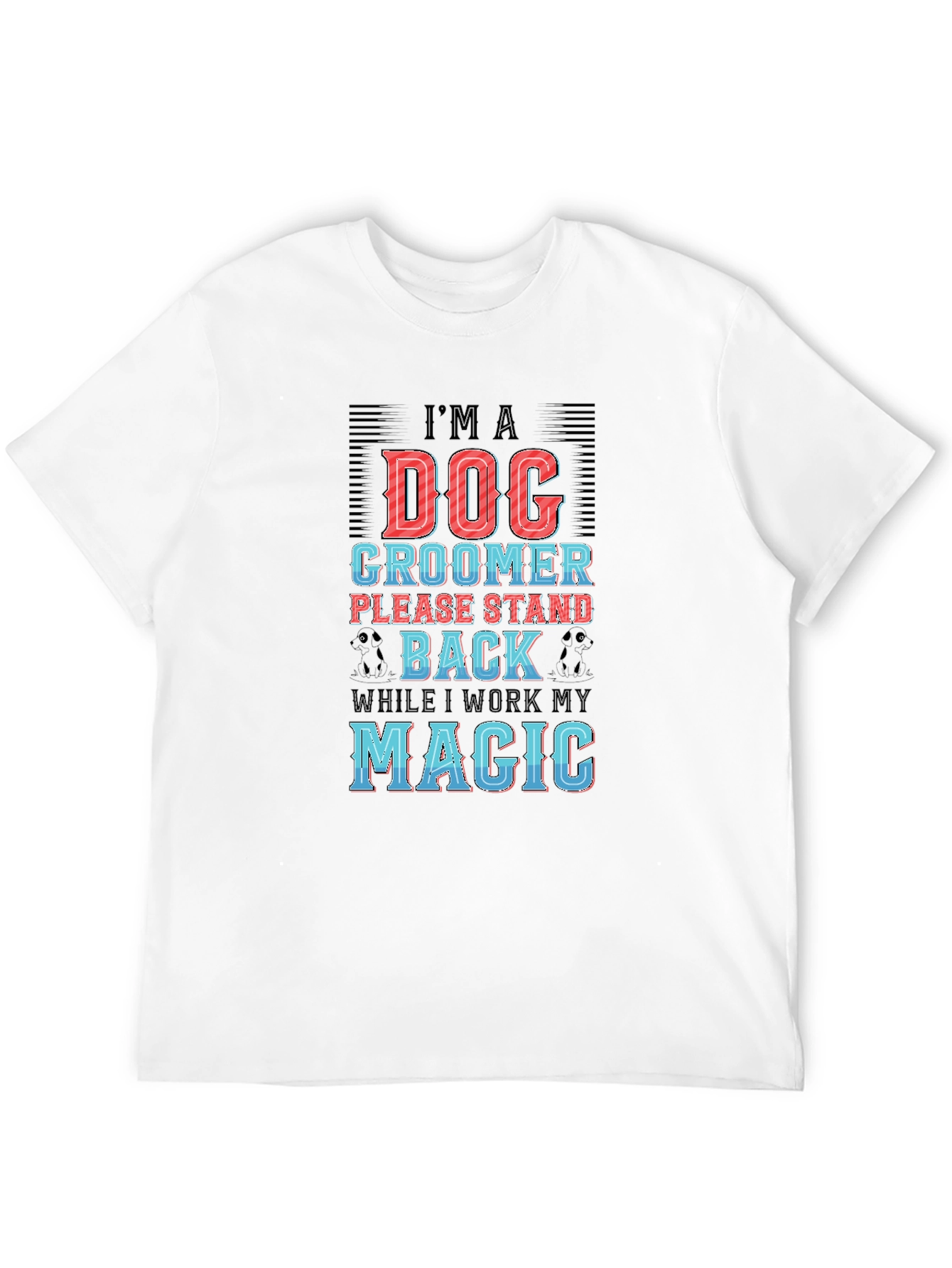 Black Dog Groomer Novelty Graphic Tee view 12