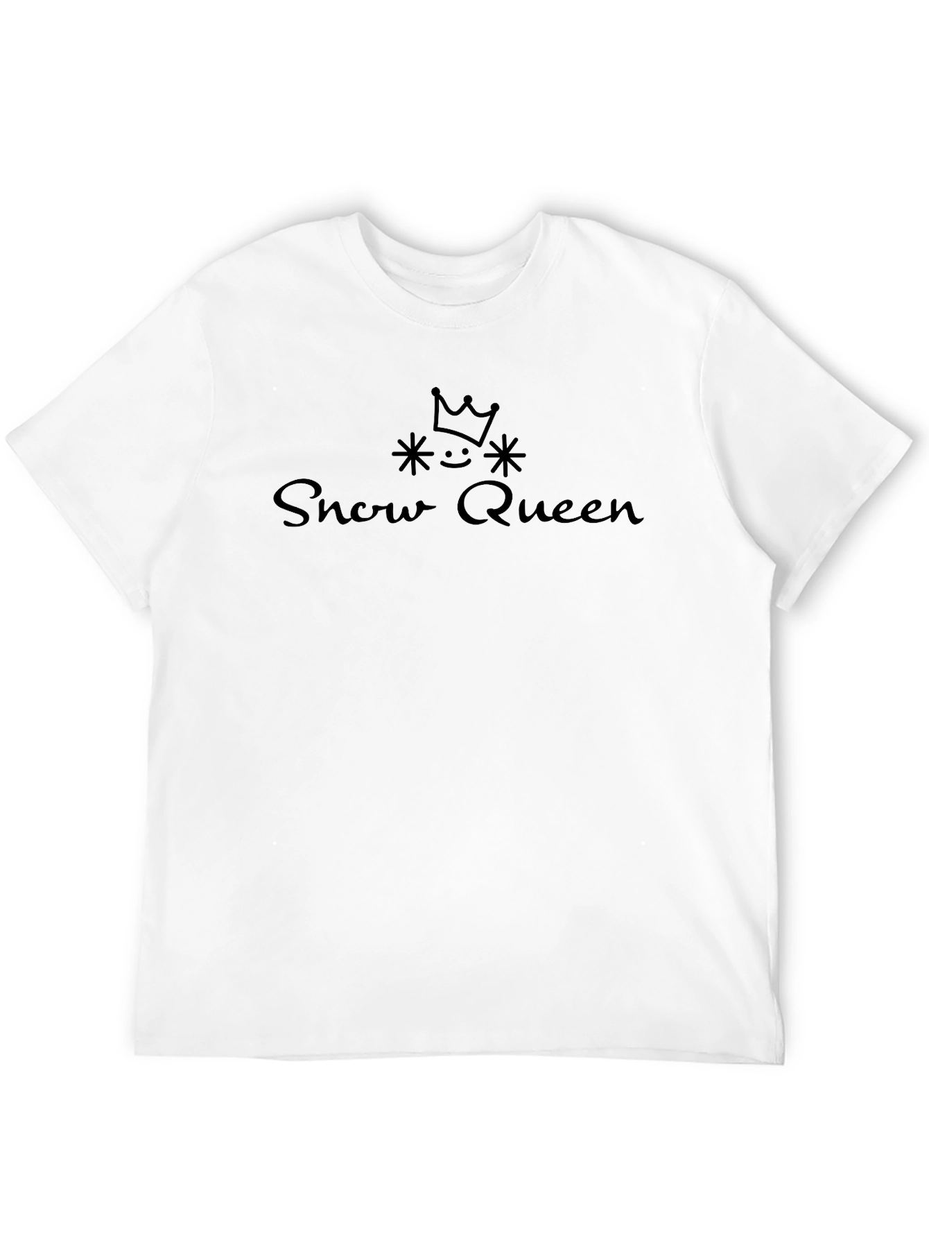 Black Snow Queen Graphic Tee - Black view 12