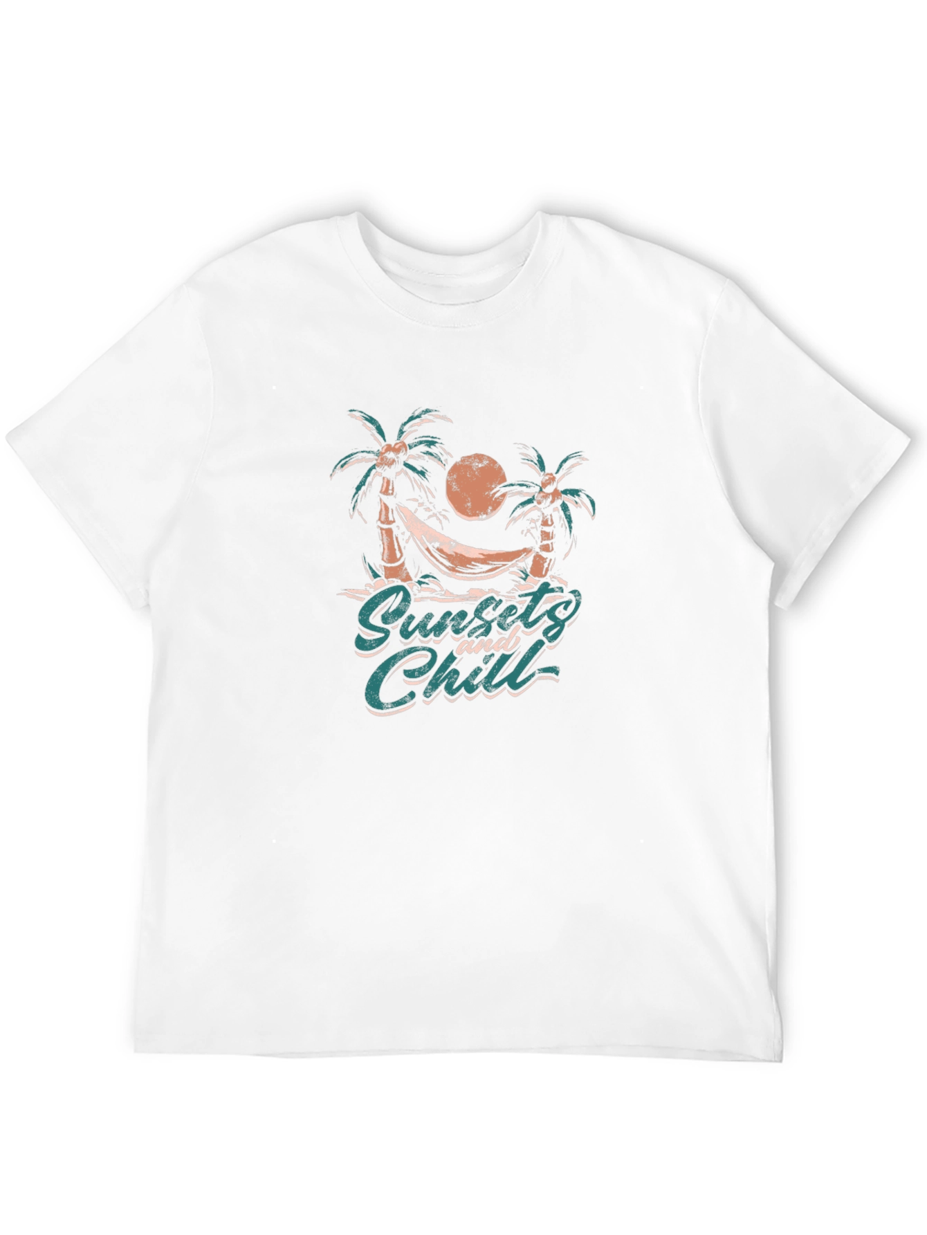 Black Sunset & Chill Graphic Tee - Beach Vibes view 12