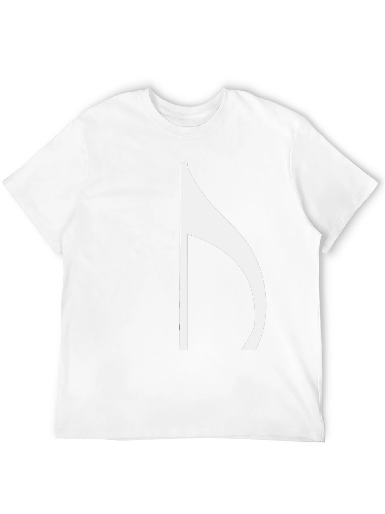 Black Modern Black Tee with Minimalist White Graphic view 12