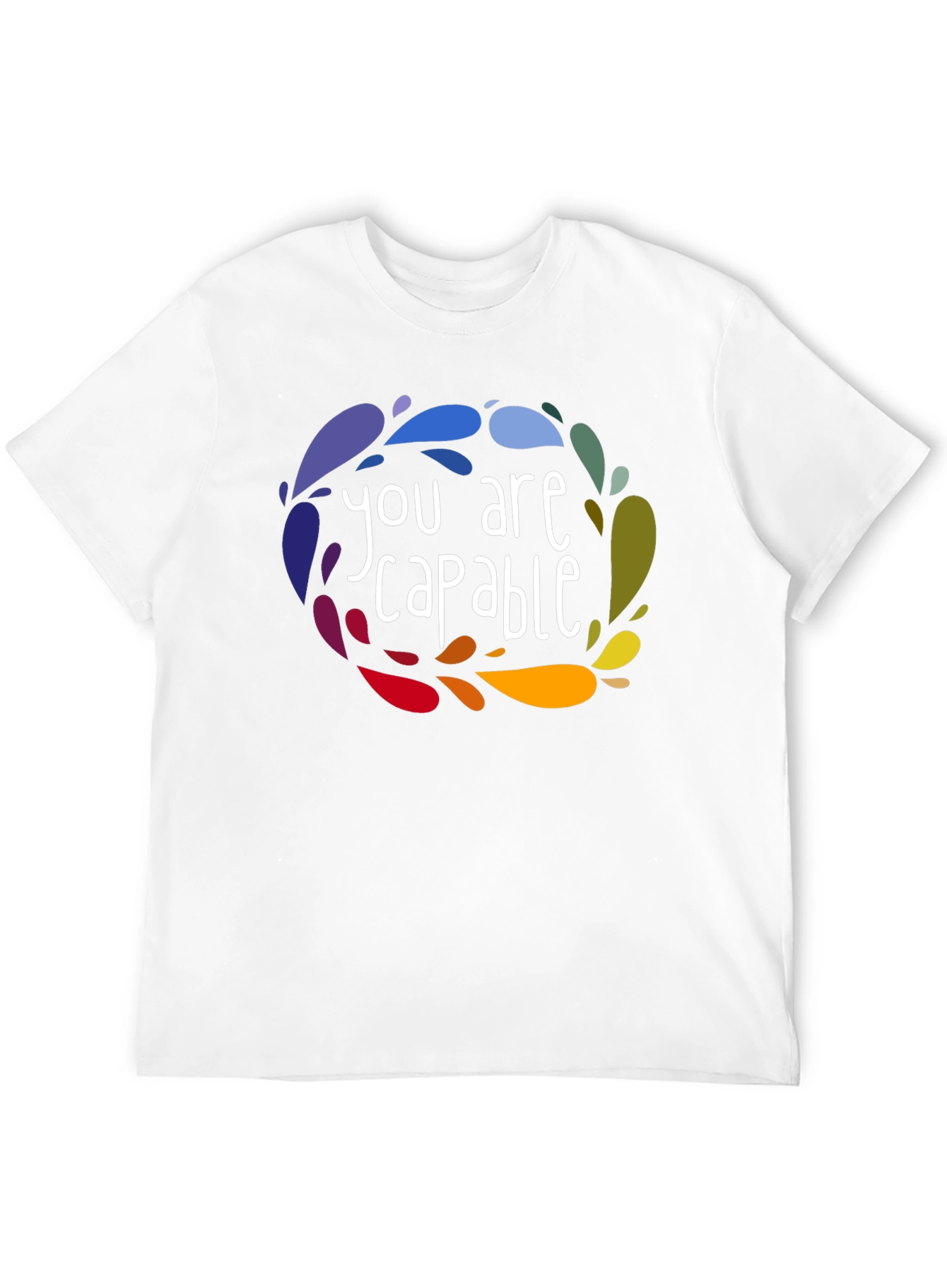 Black You Are Capable Graphic Tee - Stylish Comfort view 12