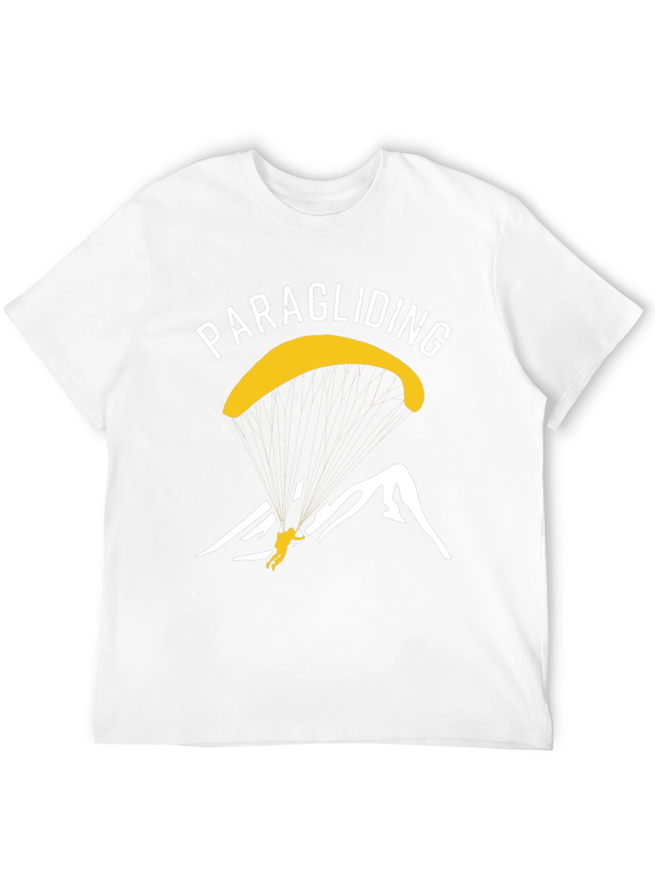 Black Paragliding Graphic T-Shirt - Adventure Awaits view 12