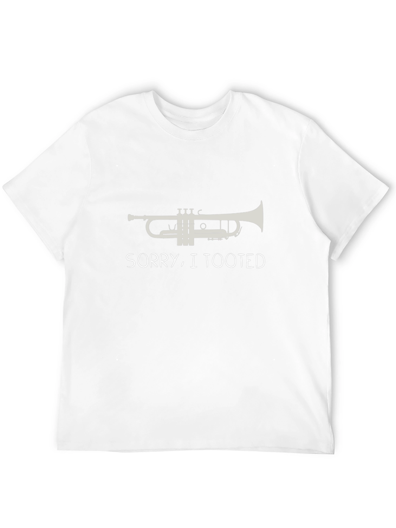 Black Sorry, I Tooted Trumpet T-Shirt view 12