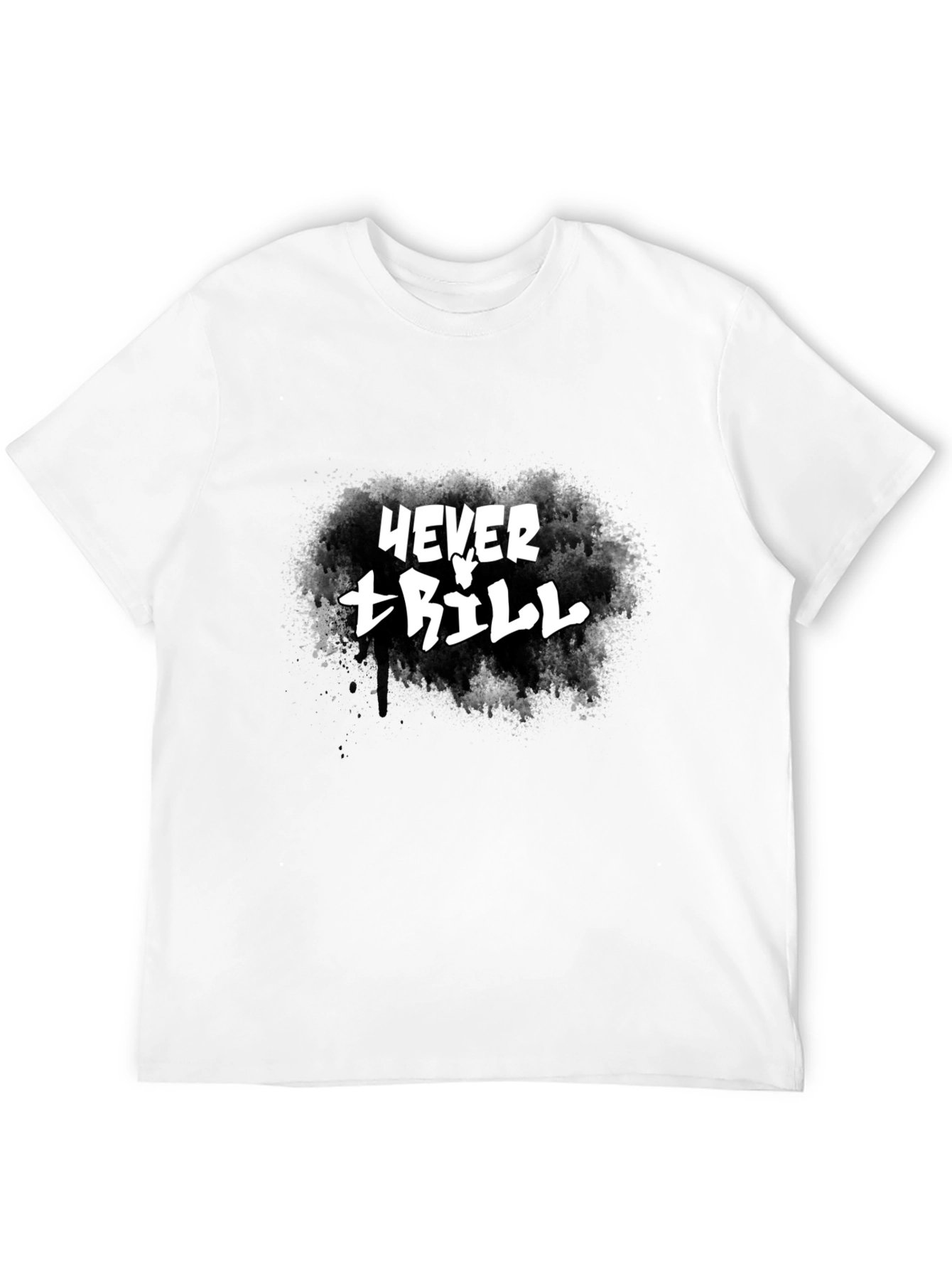 Black Never Trill Graphic T-Shirt - Black view 12