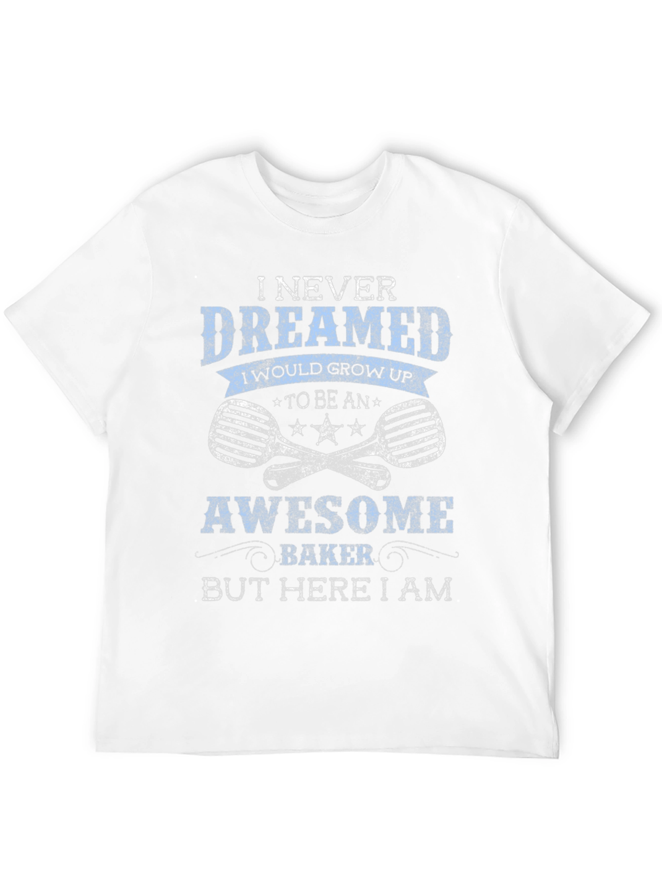 Black Awesome Baker Graphic T-Shirt view 12