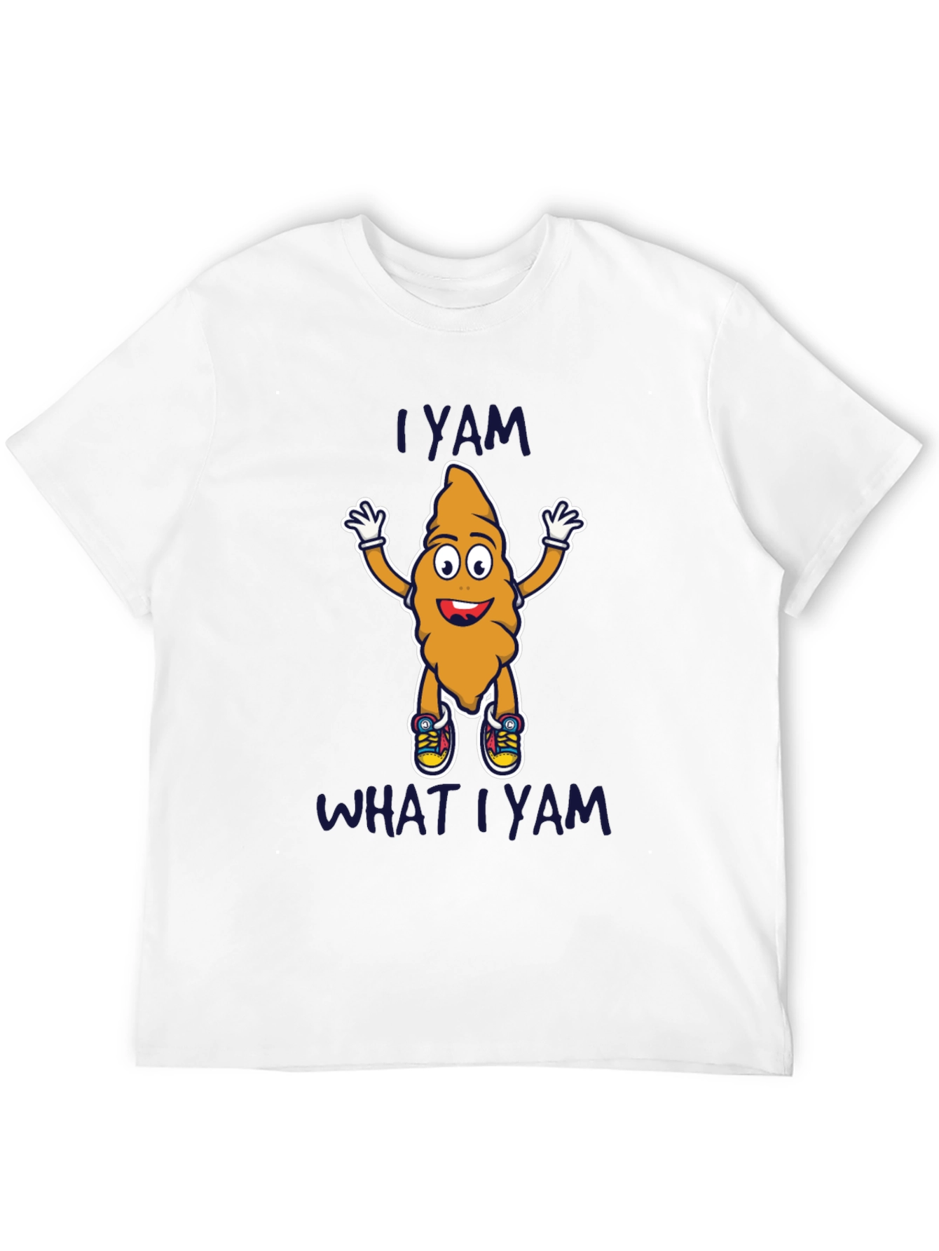 Black I Yam What I Yam T-Shirt view 12