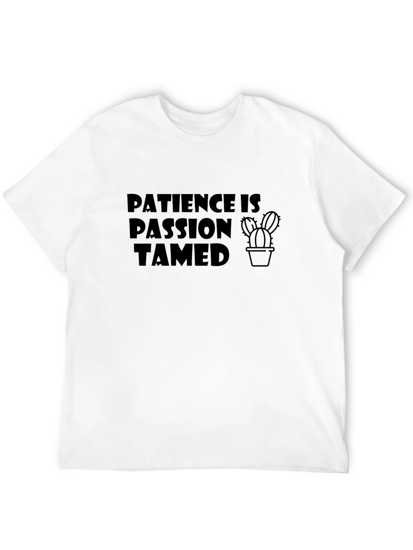 Black Patience Is Passion Tamed T-Shirt view 12