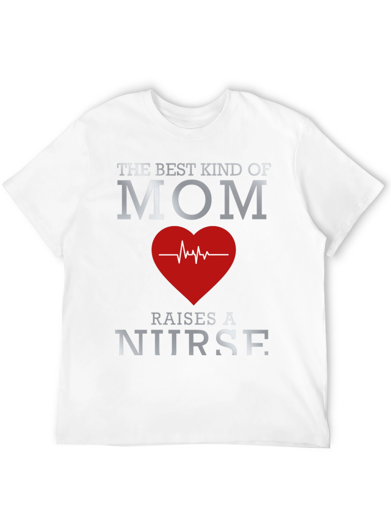Black Best Mom Nurse Graphic T-Shirt view 12