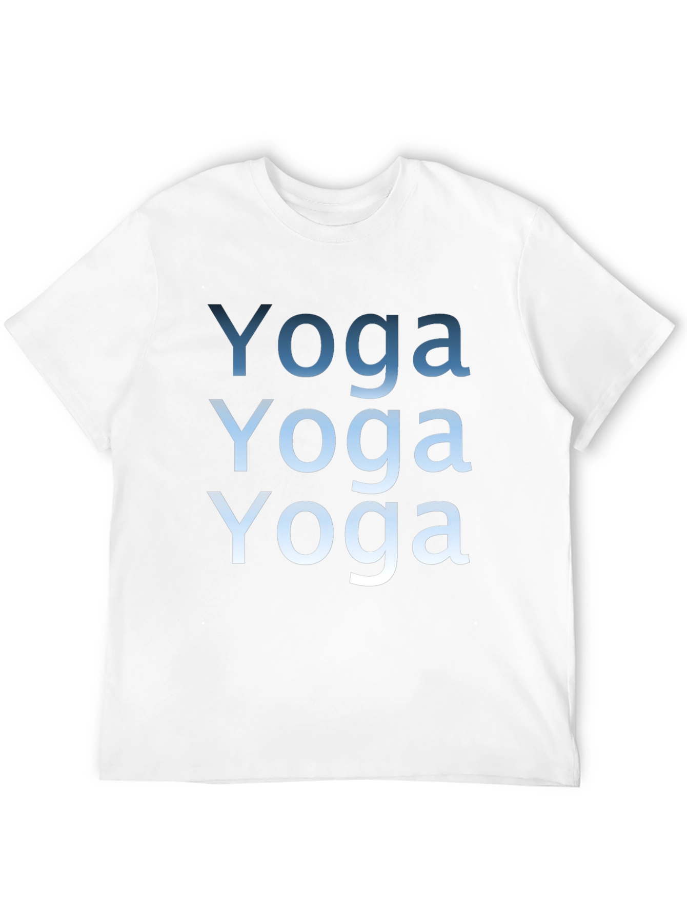 Black Yoga Text T-Shirt - Relax in Comfort & Style view 12