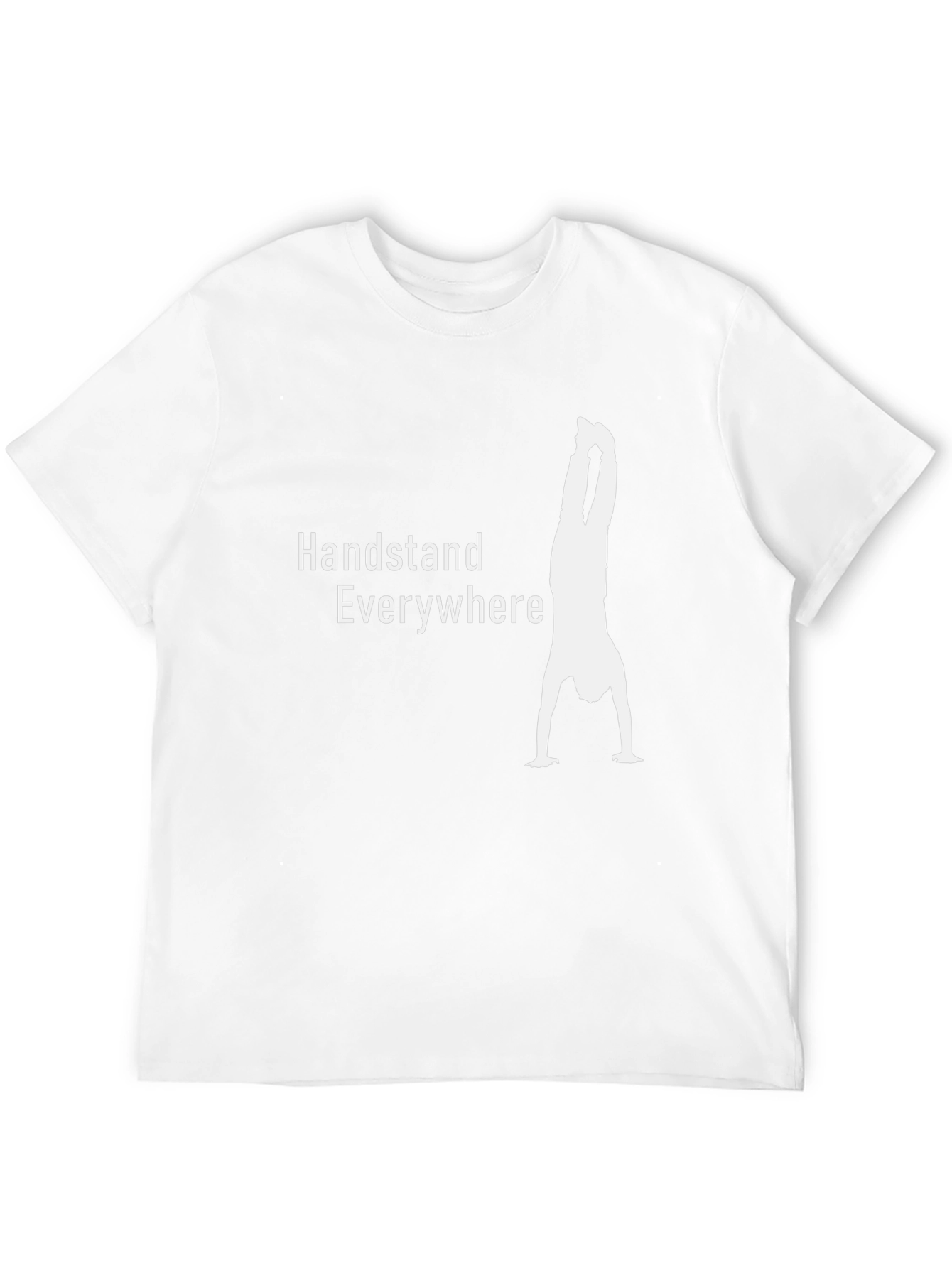 Black Handstand Everywhere Graphic Tee - Black Cotton Blend view 12