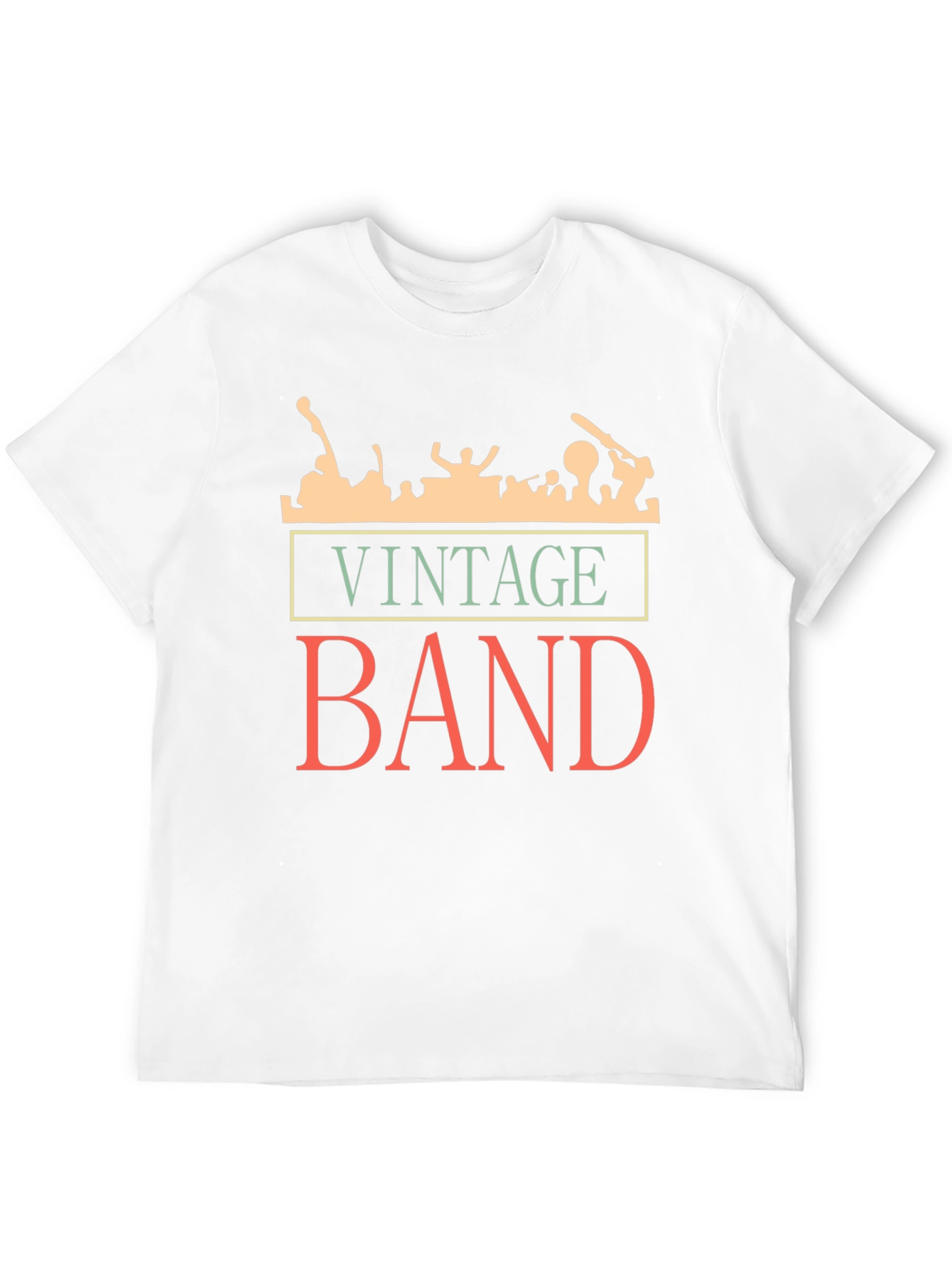 Black Vintage Band Tee - Retro Music Fan T-Shirt view 12