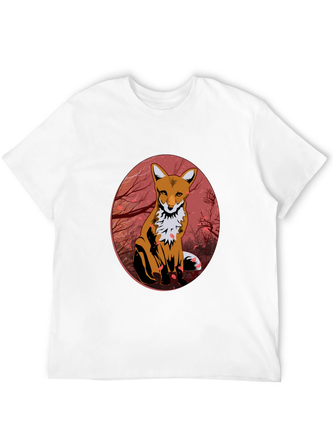 Black Fox Graphic Tee - Men's Black T-Shirt view 12