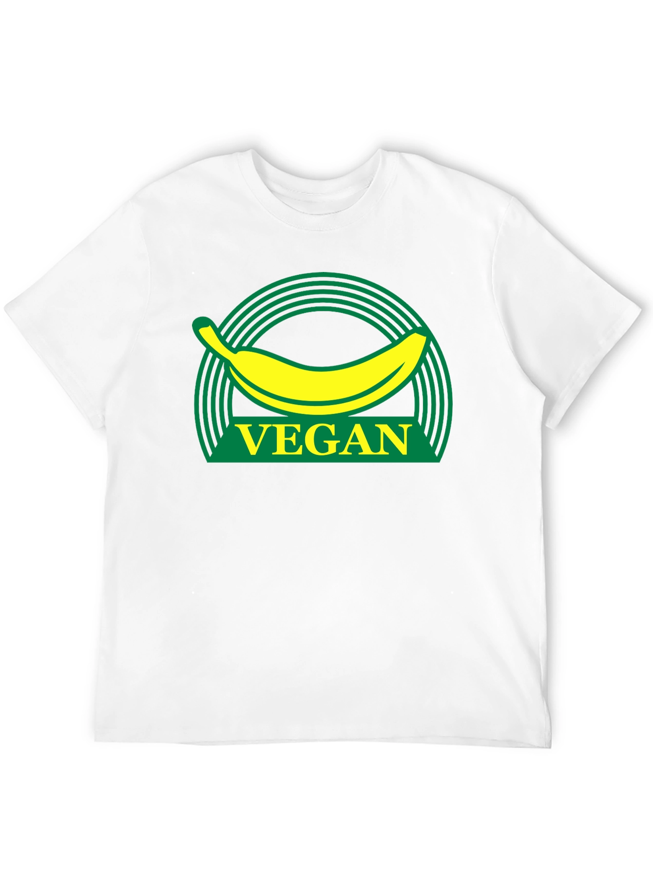 Vegan Banana T-Shirt - Unisex Black Tee - 12