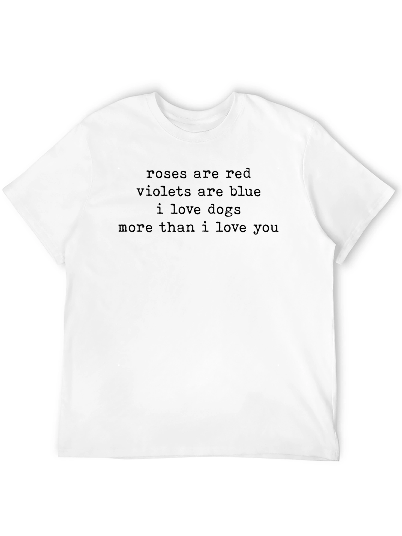 Black Roses are Red I Love Dogs T-Shirt view 12