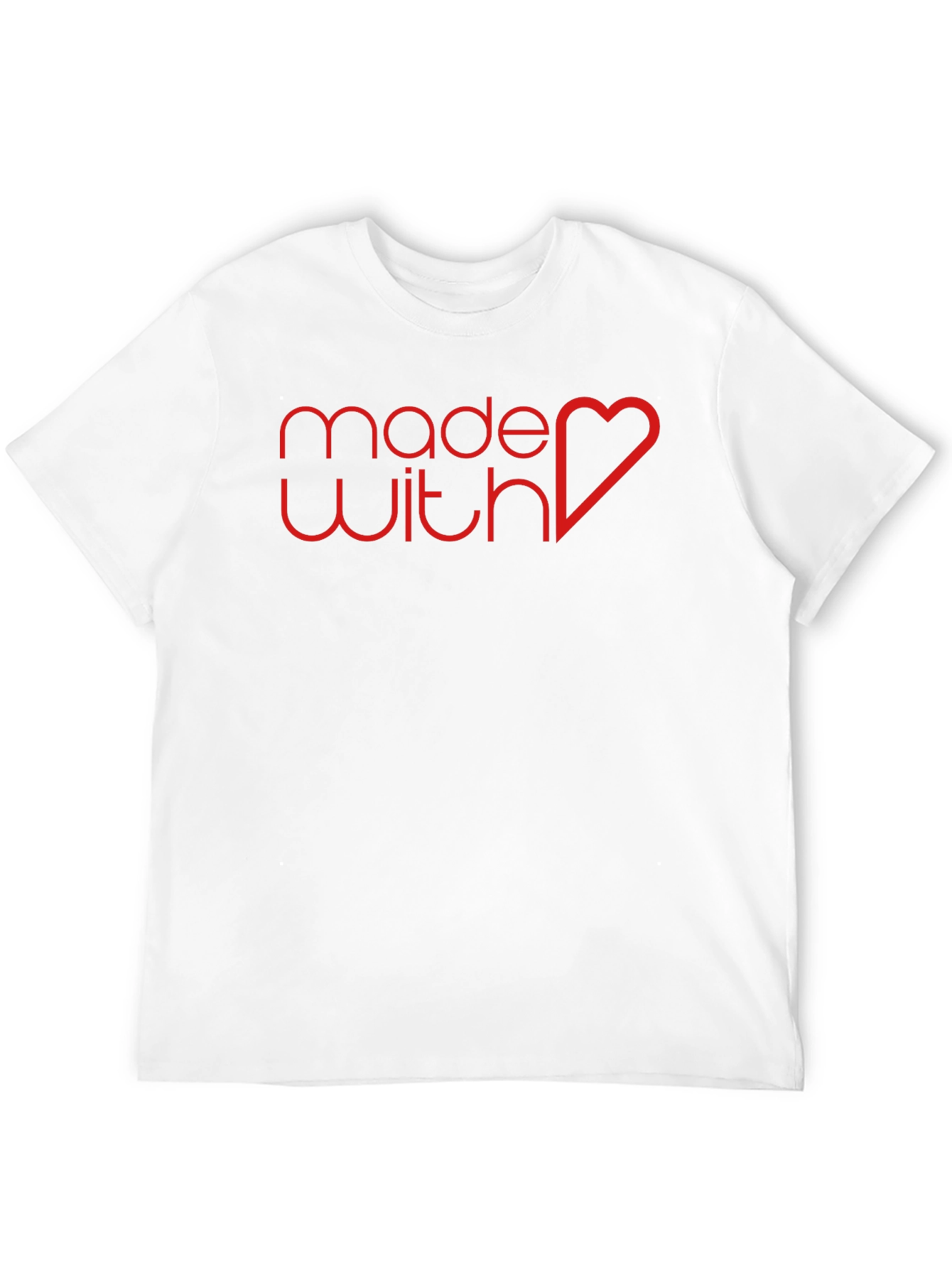 Black Made With Love Graphic Tee - Stylish Unisex T-Shirt view 12