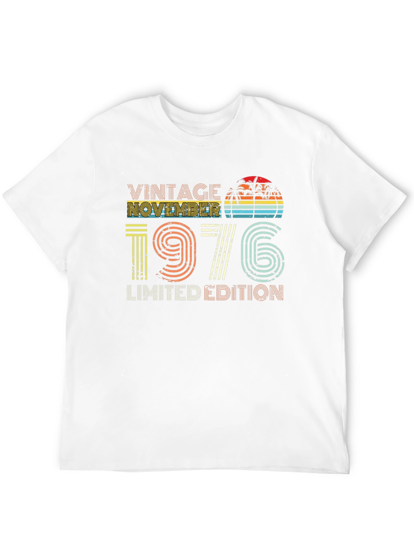 Black Vintage November 1976 Limited Edition T-Shirt view 12