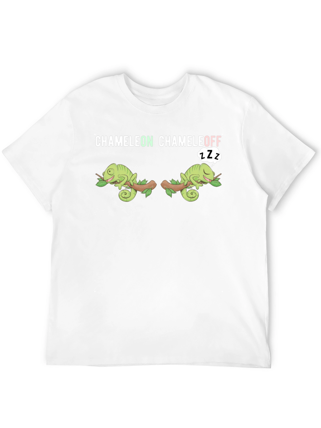 Black Chameleon Chameleoff Graphic T-Shirt view 12