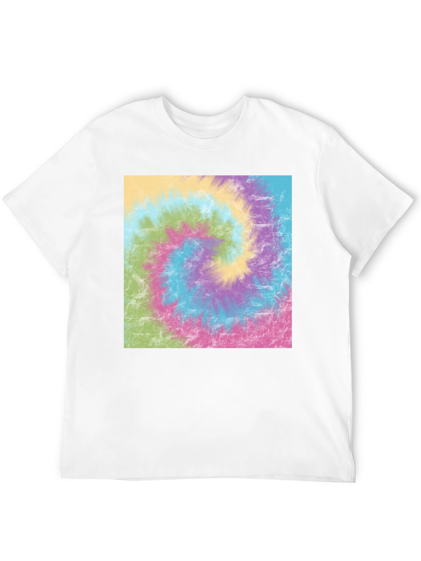 Black Tie Dye Swirl Graphic Tee - Casual Comfort view 12