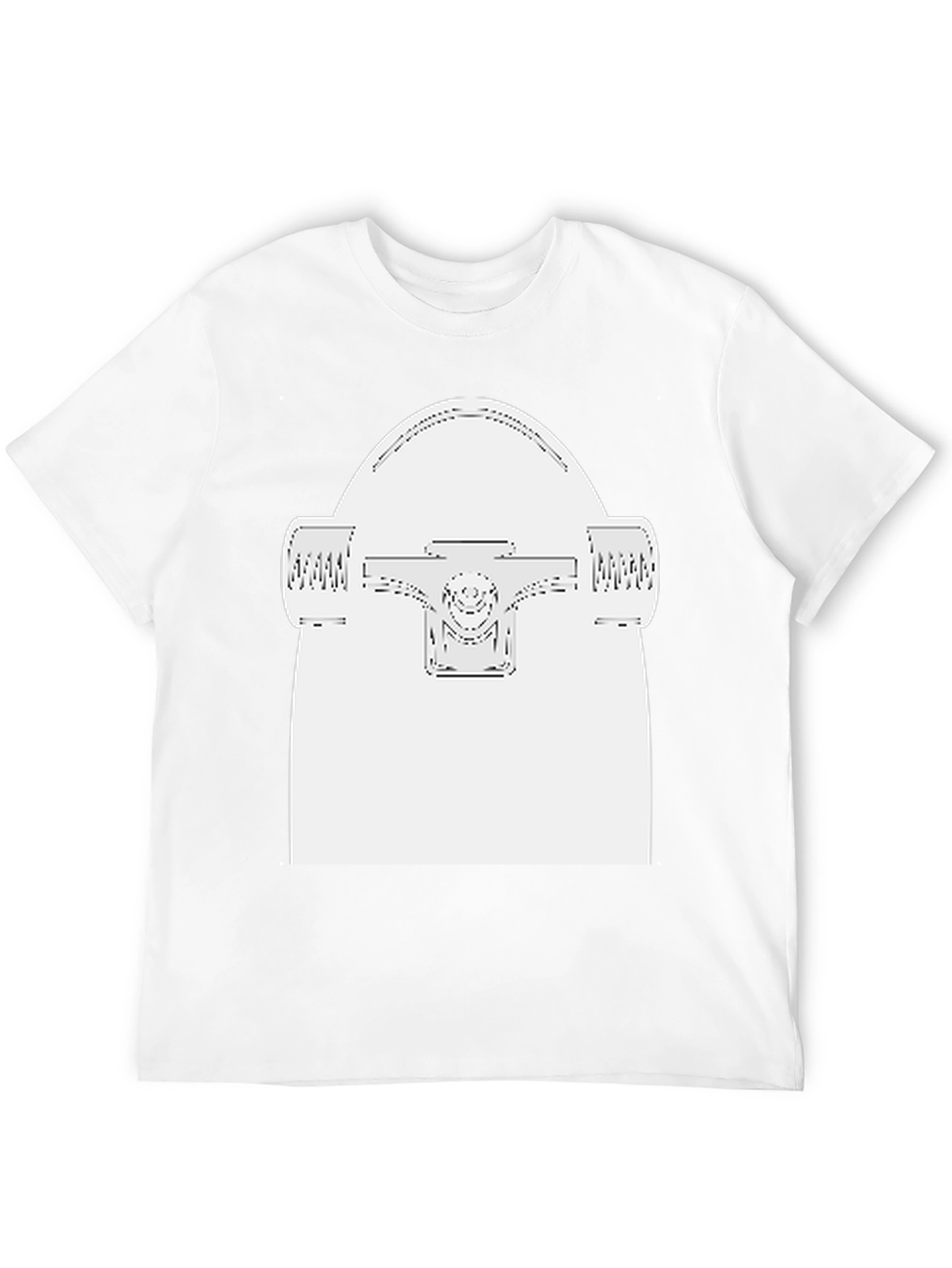 Black Skateboard Graphic T-Shirt - Black view 12