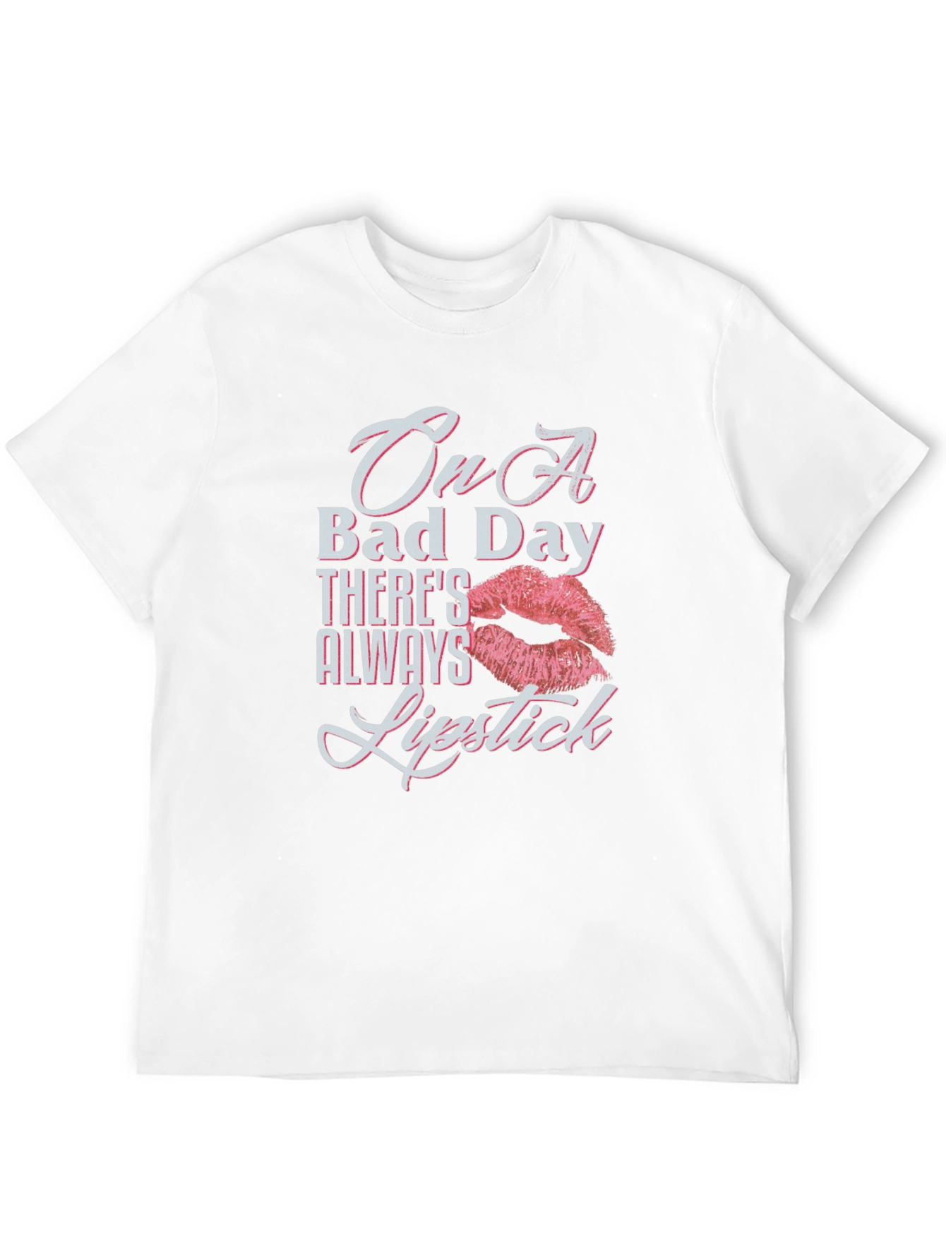 Black On A Bad Day Lipstick T-Shirt view 12
