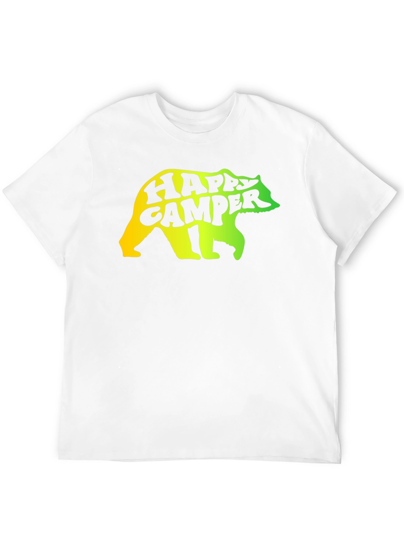 Black Happy Camper Bear Graphic Tee view 12