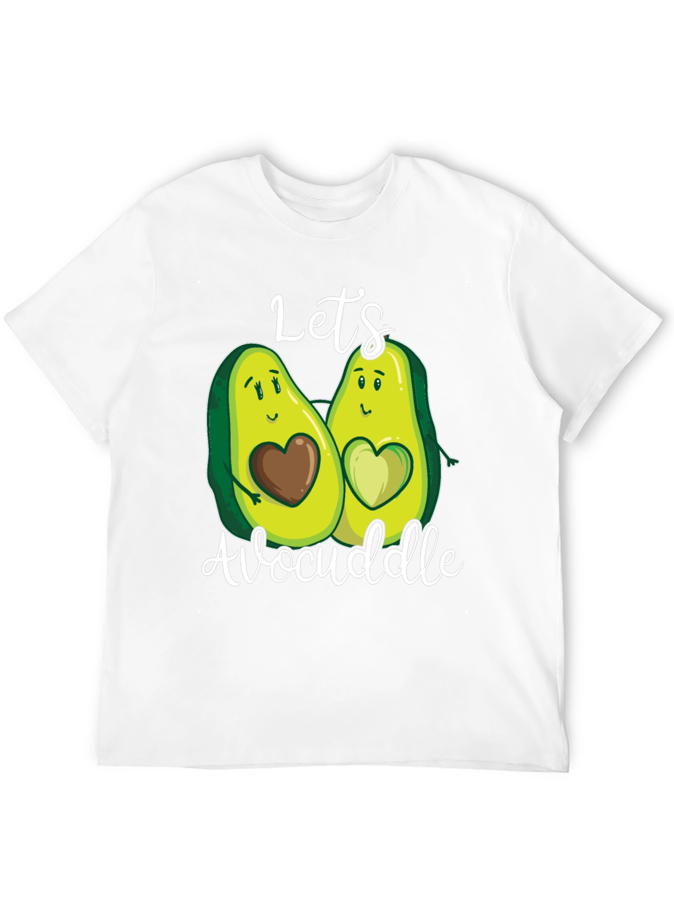 Black Let's Avocuddle T-Shirt view 12